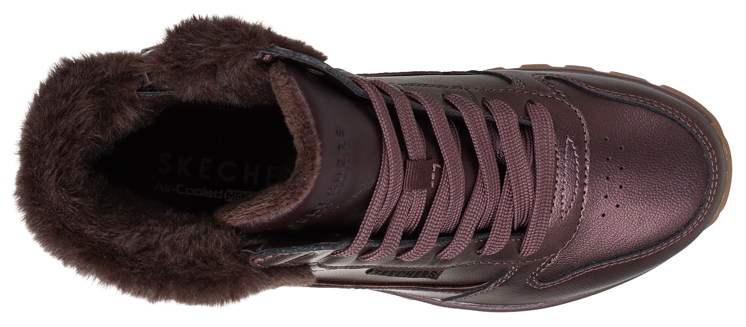 Skechers Winterboots »UNO RUGGED - GALACTIC HEIGHTS«, Schnürboots, Sneaker mit Keilabsatz