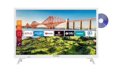 Telefunken LED-Fernseher »XH24J501VD-W«, 60 cm/24 Zoll, HD-ready, Smart-TV kaufen