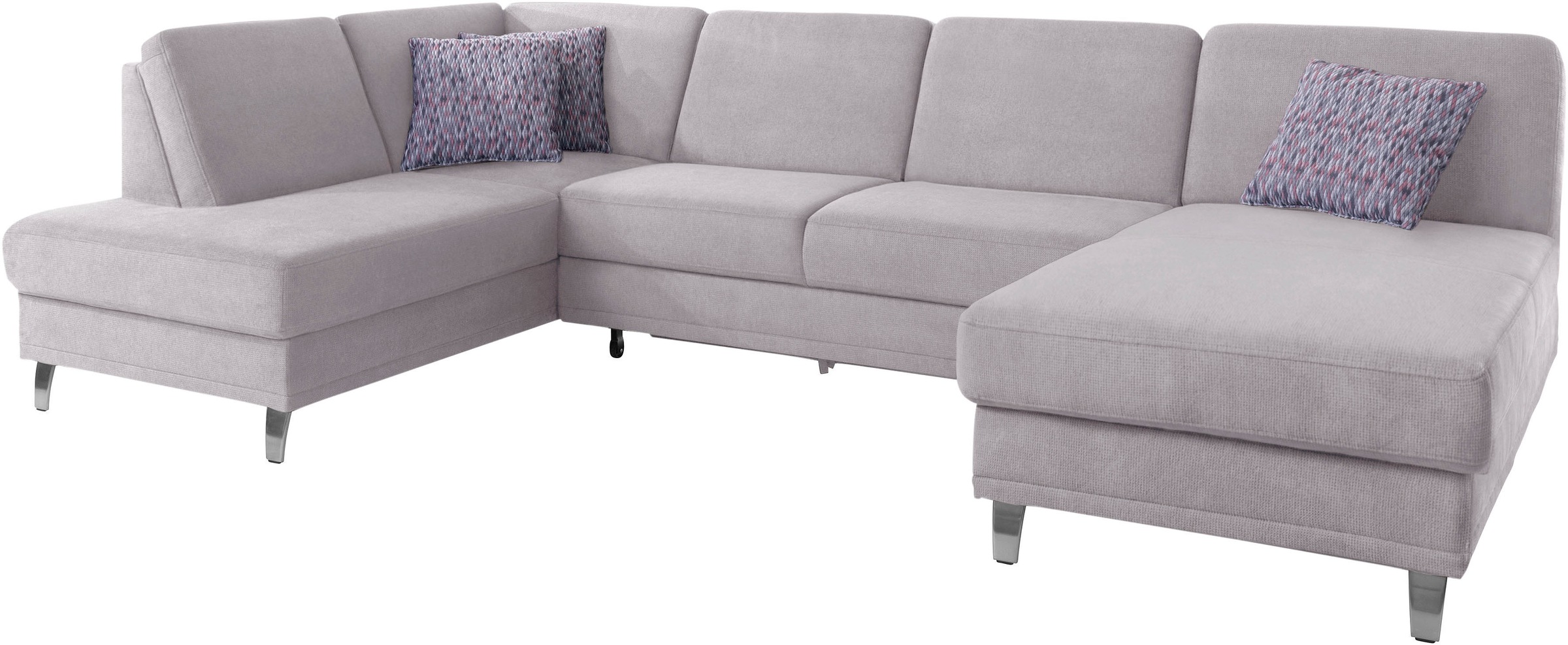 sit&more Wohnlandschaft »Clio U-Form«, wahlweise mit Bettfunktion und Bettkasten, inklusive Federkern