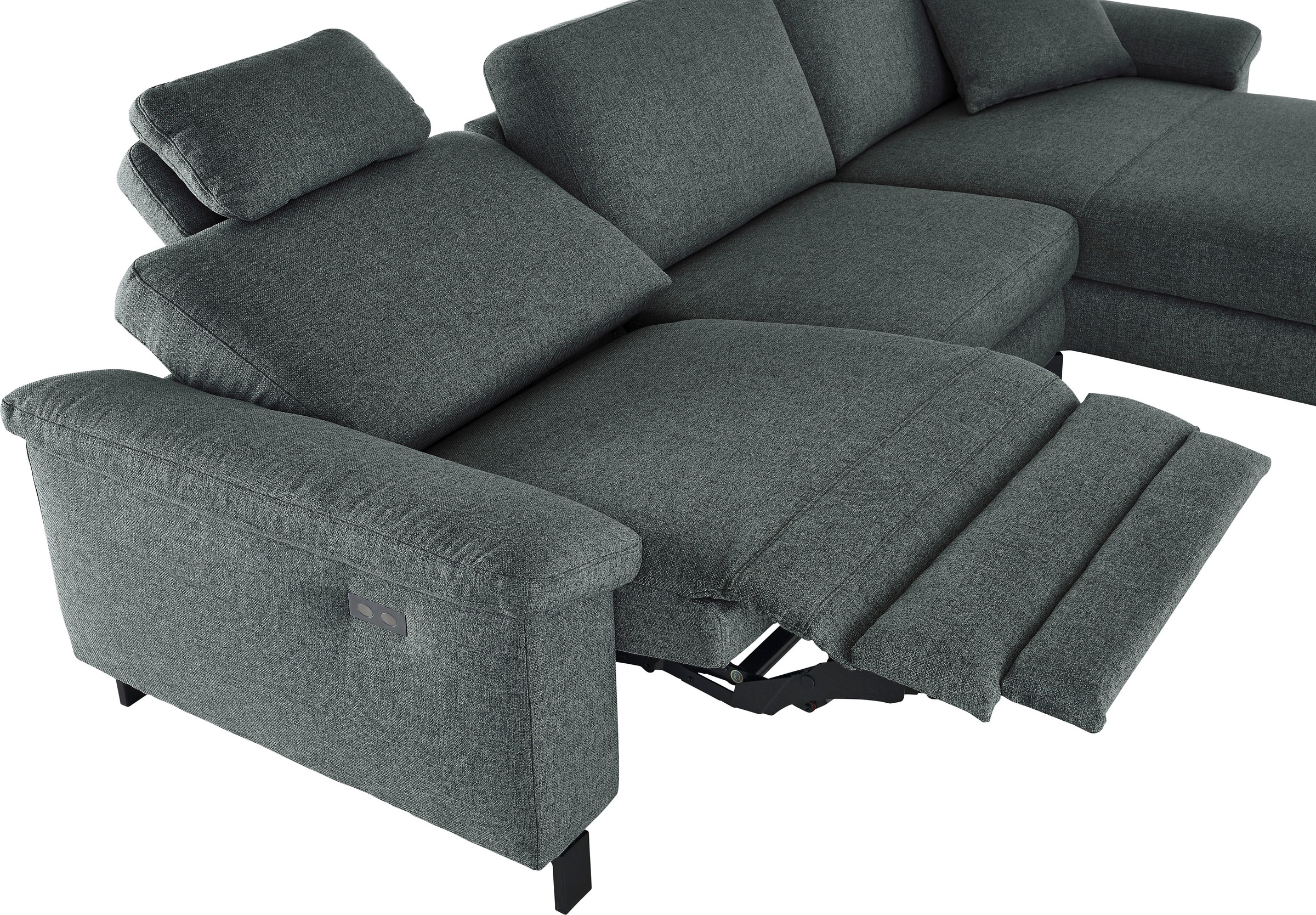 3C Candy Ecksofa »Mainau L-Form« Relaxfunktion im 1,5-Sitzer, motorische Schlaffunktion in Longchair