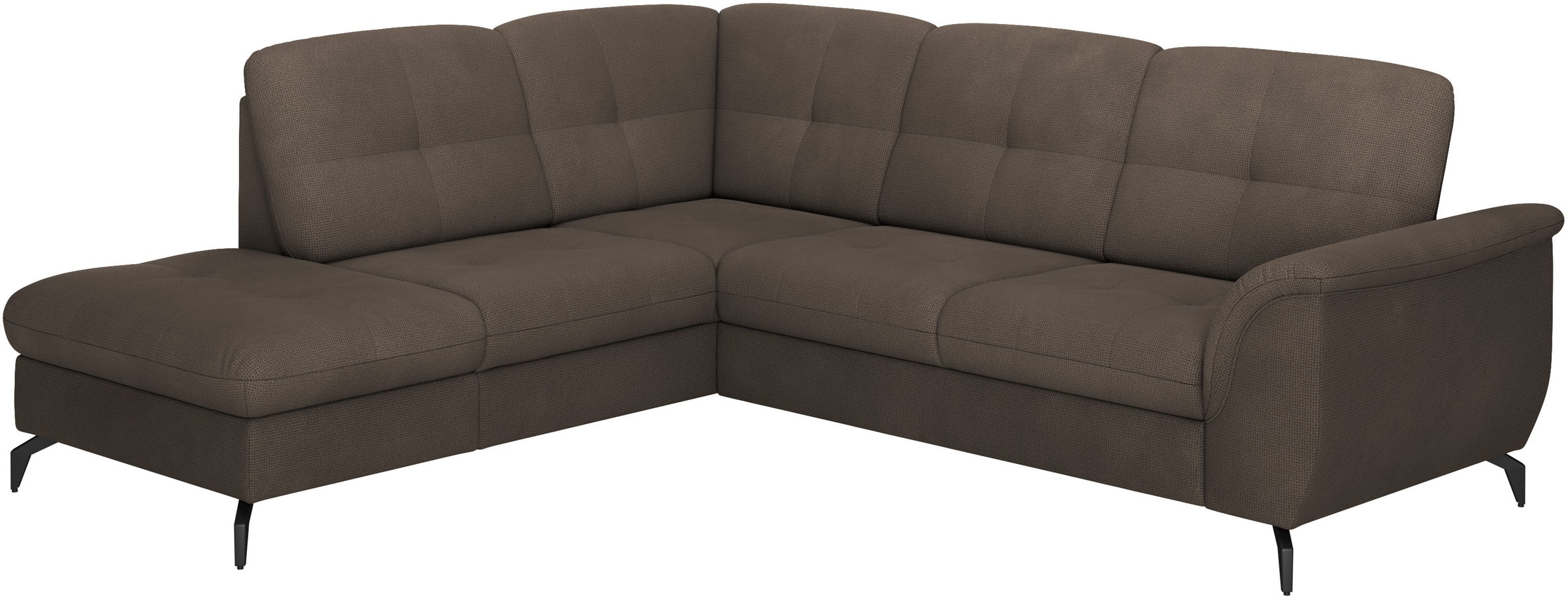 sit&more Ecksofa »Zora L-Form«, wahlweise mit Bettfunktion und Bettkasten