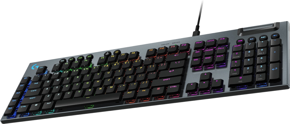 Logitech G Gaming-Tastatur »G915 X Wired Gaming Keyboard - BLACK - FRA«