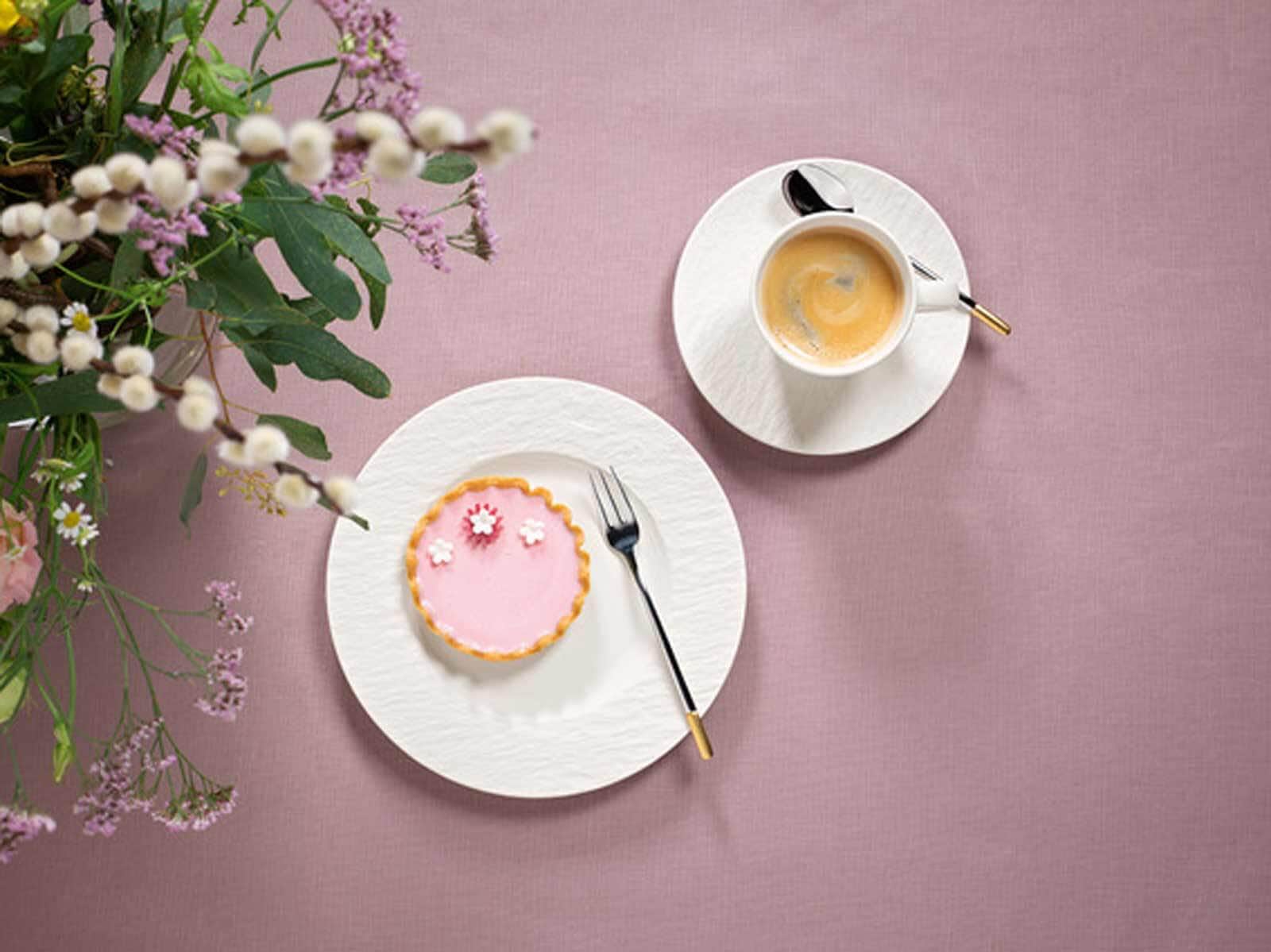 Villeroy & Boch Frühstücksteller »Frühstücksteller Manufacture Rock ø 22.0 cm 6er Set weiß«