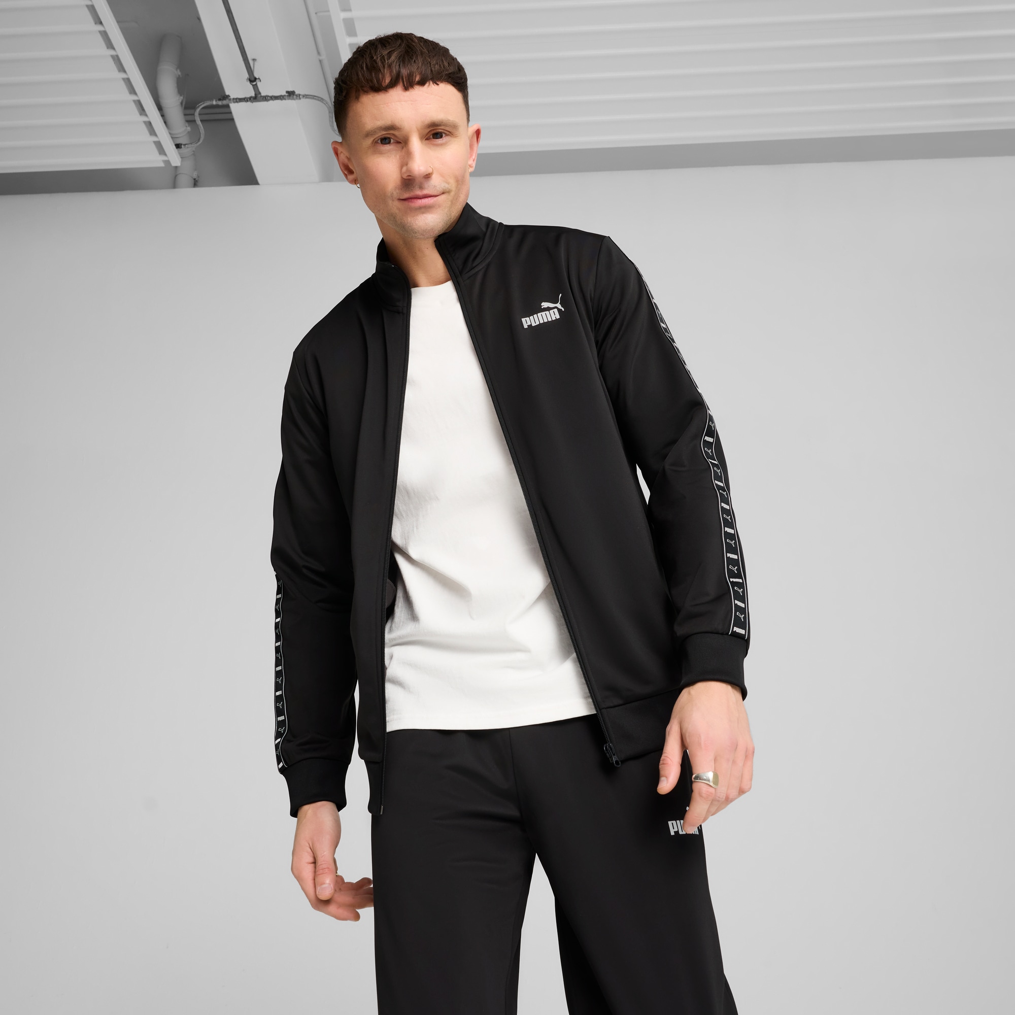 PUMA Trainingsanzug »POLY TAPE SUIT«, (2 tlg.)