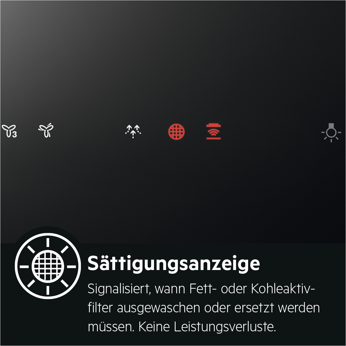 AEG Wandhaube »DVE5961HB« Hochleistungsmotor, Hob²Hood,LED-Beleuchtung, 3 Stufen + Intensivstufe