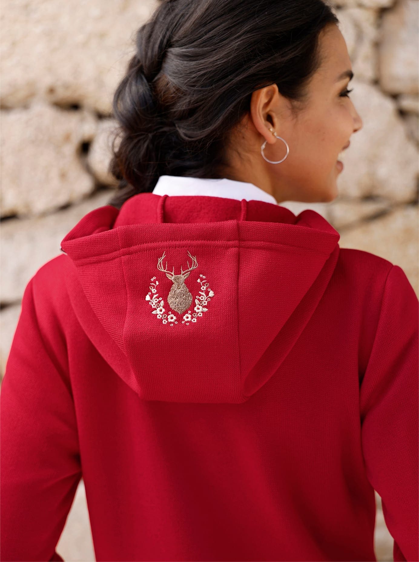 Classic Basics Strickfleecejacke, mit Kapuze