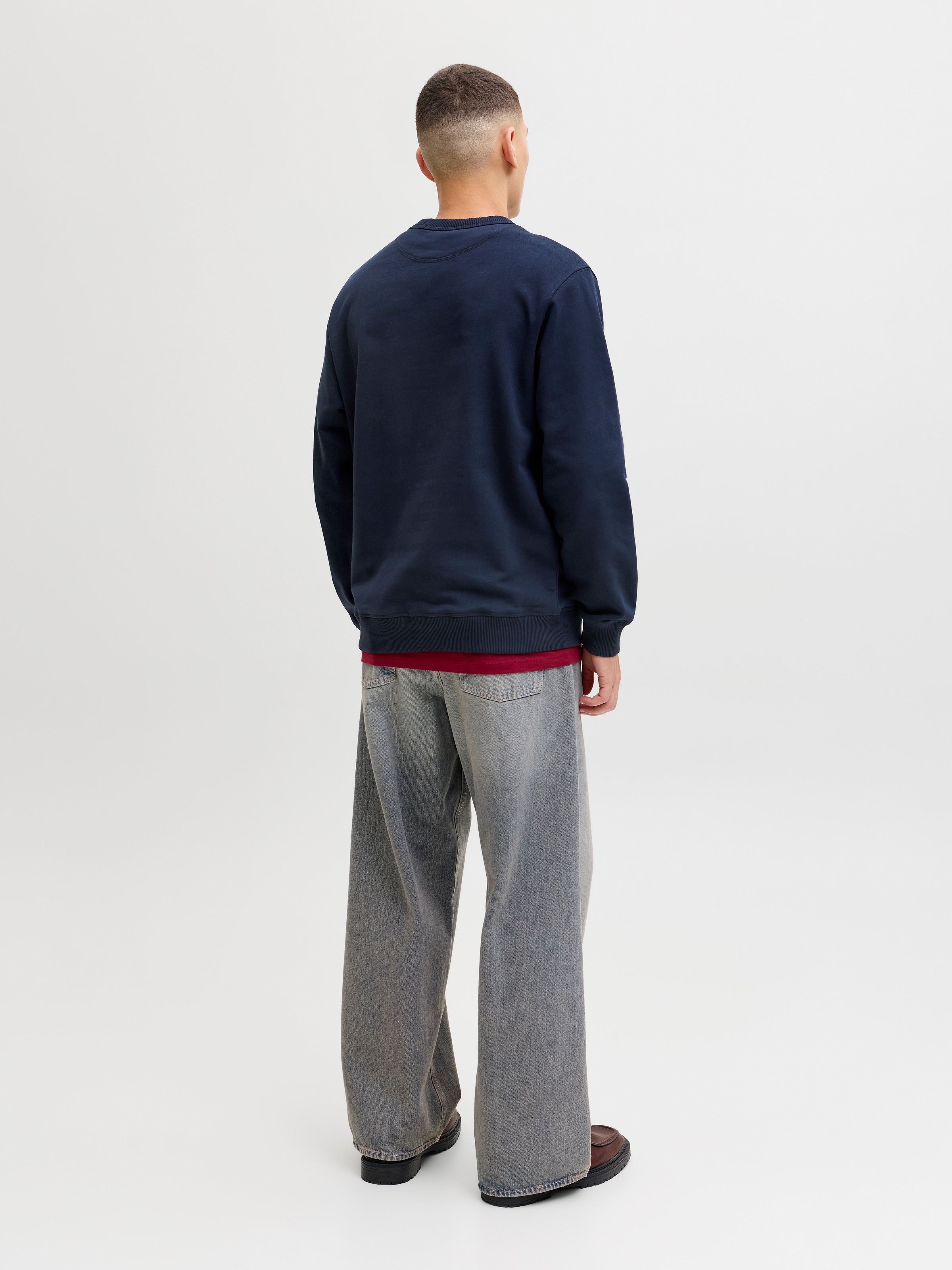 Jack & Jones Sweatshirt »JORNORREBRO EMB SWEAT CREW NOOS«, mit Logo Print
