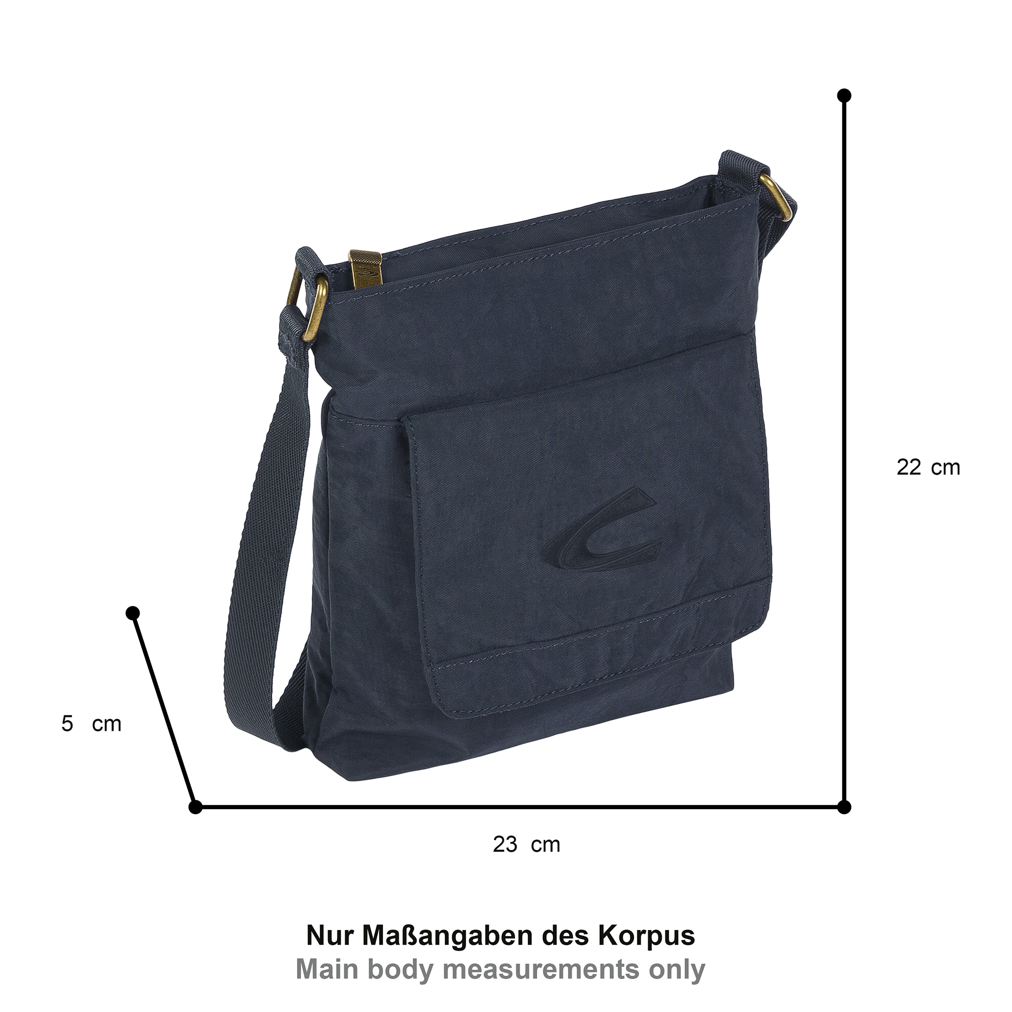 camel active Umhängetasche »Journey« aus leichtem robusten Nylon, funktional perfekt für alle Lebenslagen