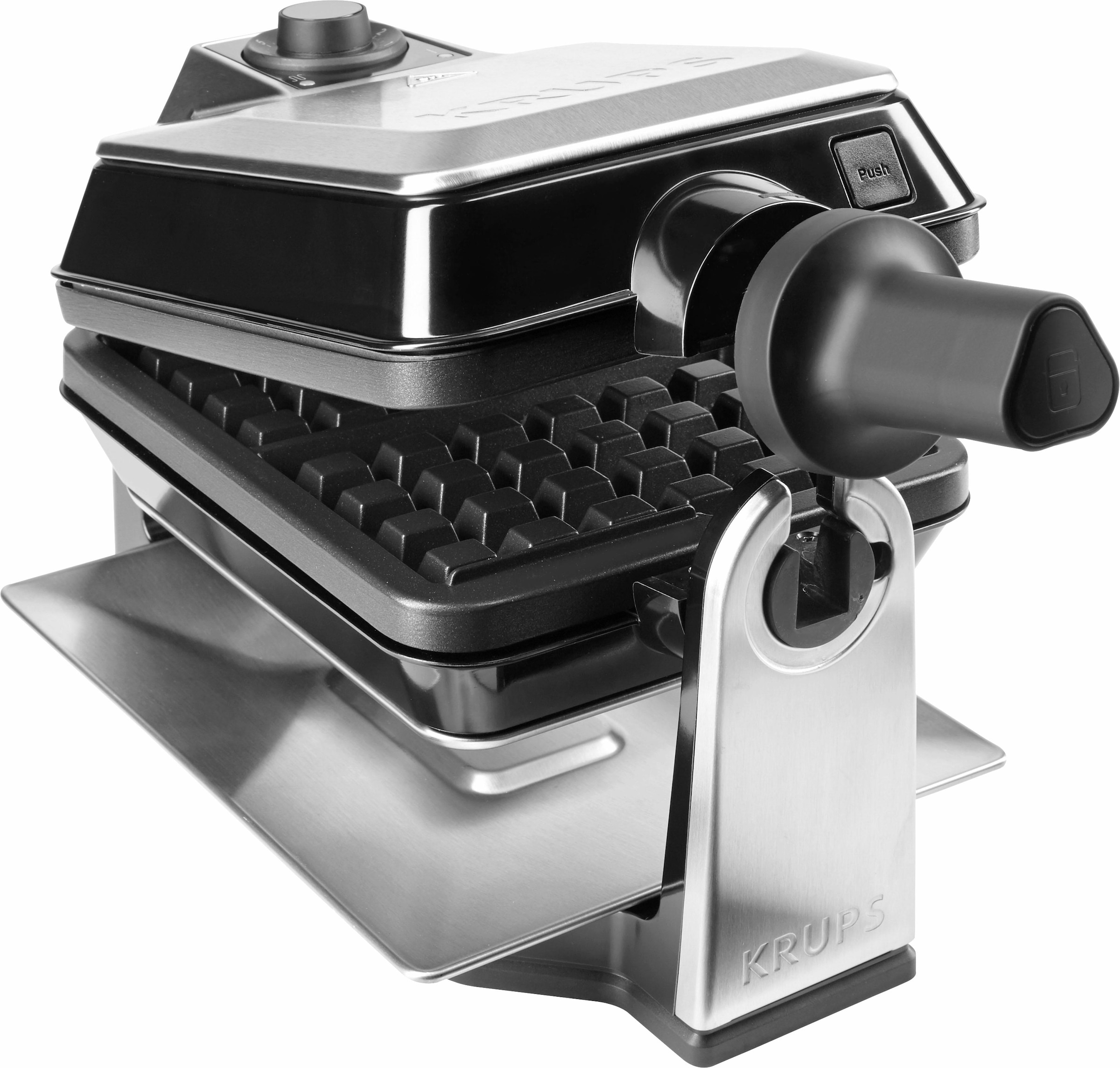 Krups Waffeleisen »FDD95D Professional«, 1200 W, Doppelwaffeleisen, belgische Waffeln, Dreh-Funktion, 7 Bräunungsstufen