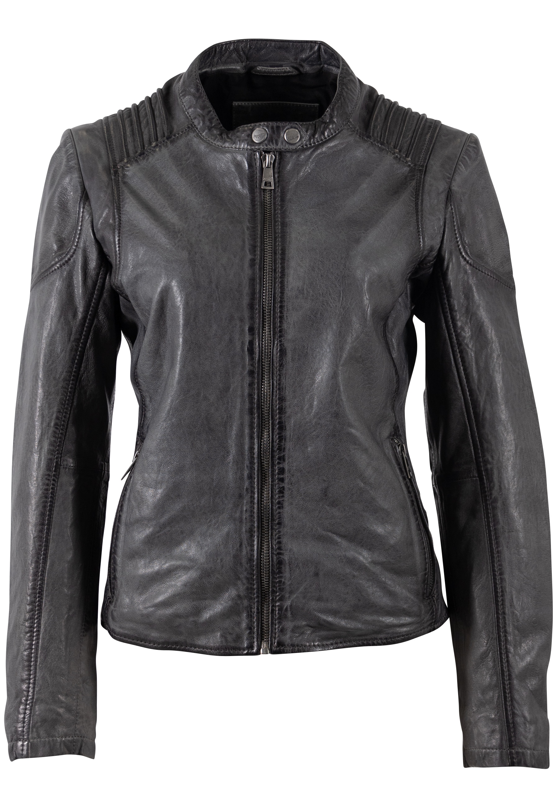 Mauritius Lederjacke »MWGionna« mit Bikerkragen