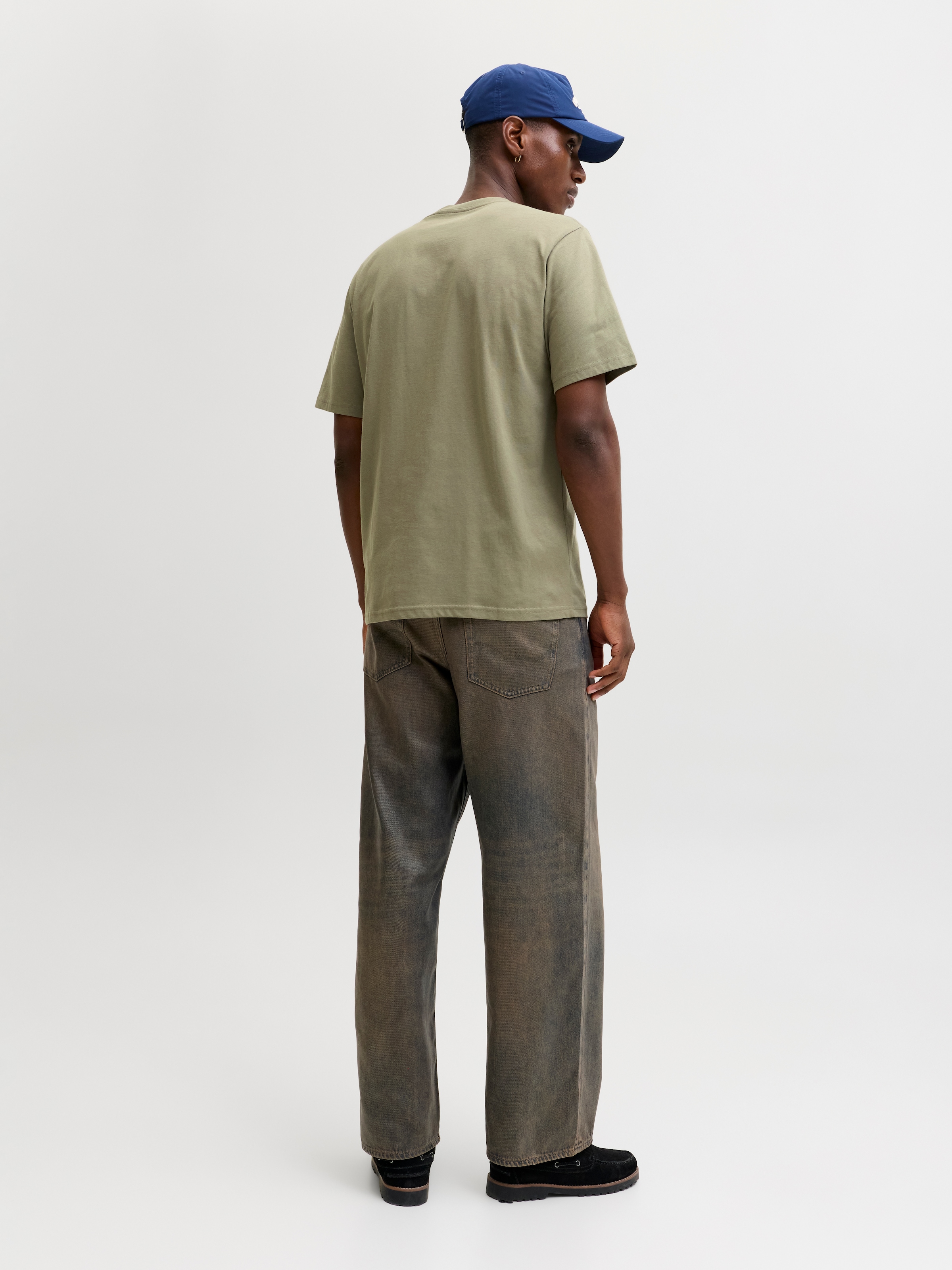 Jack & Jones T-Shirt »JJESOHO TEE SS CREW NECK NOOS« Baumwolle, relaxed fit