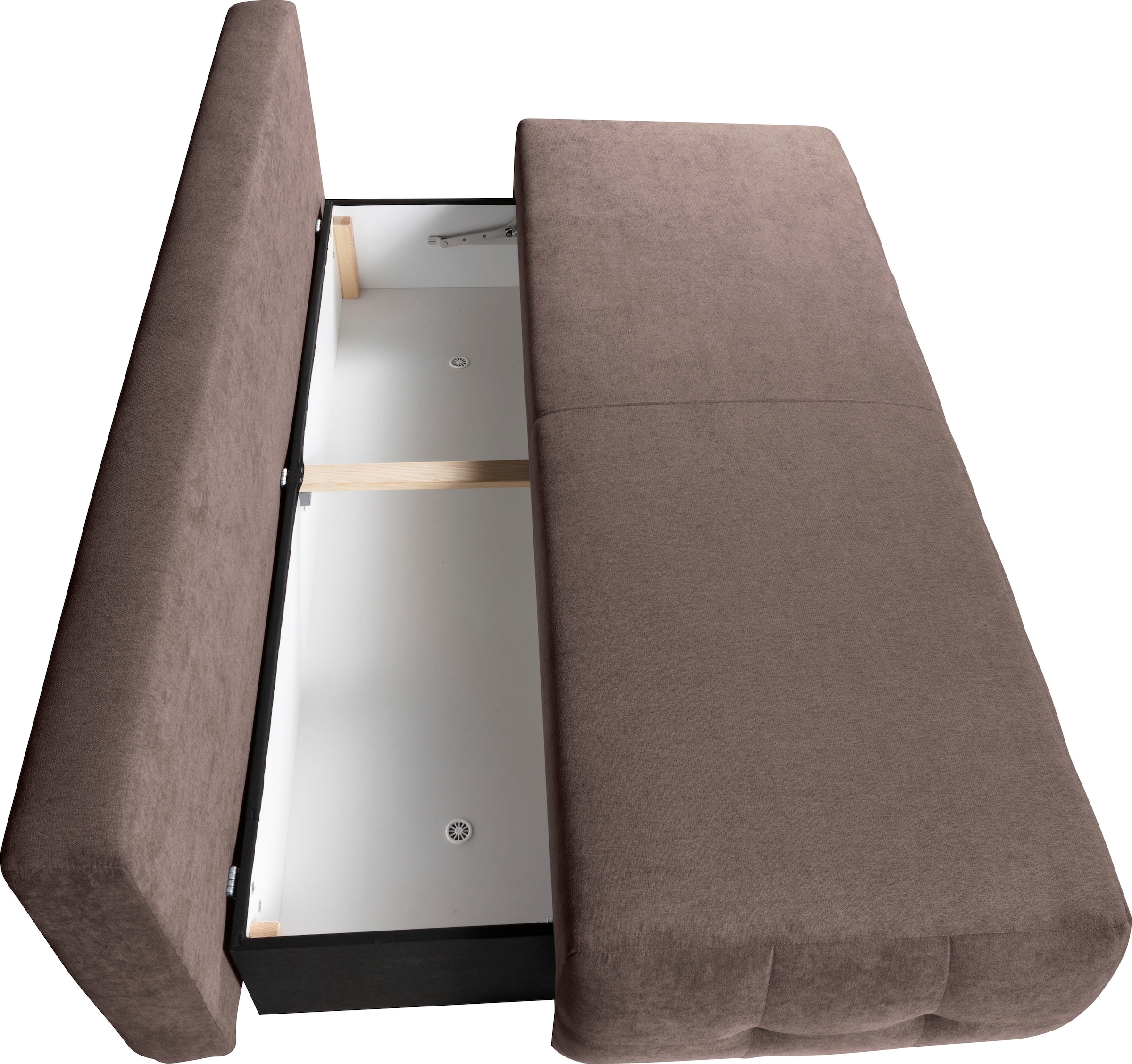 WERK2 Schlafsofa »Indigo Bettsofa mit Bettkasten, Breite 205cm, hochwertige Verarbeitung«, 2-Sitzer Sofa und Schlafcouch mit Federkern & Bettkasten