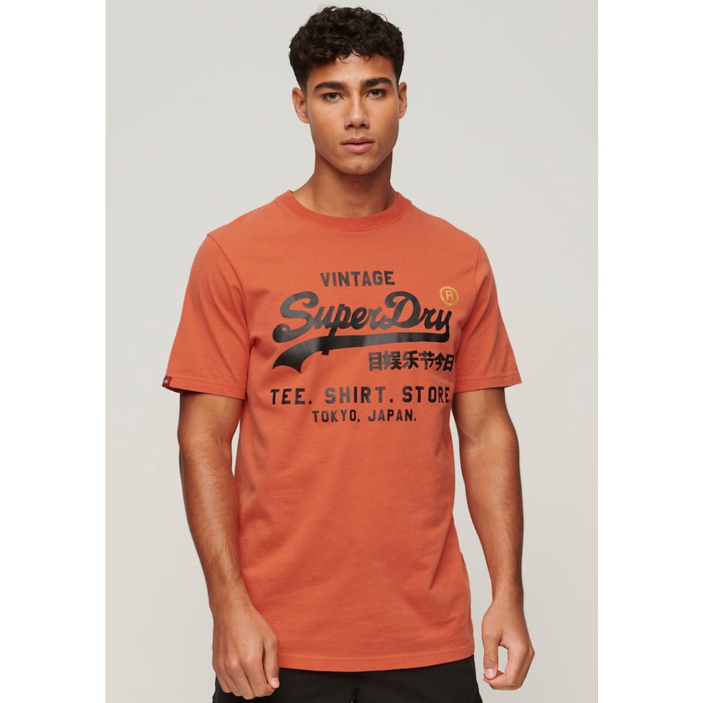 Superdry T-Shirt »VINTAGE VL STORE CLASSIC TEE«