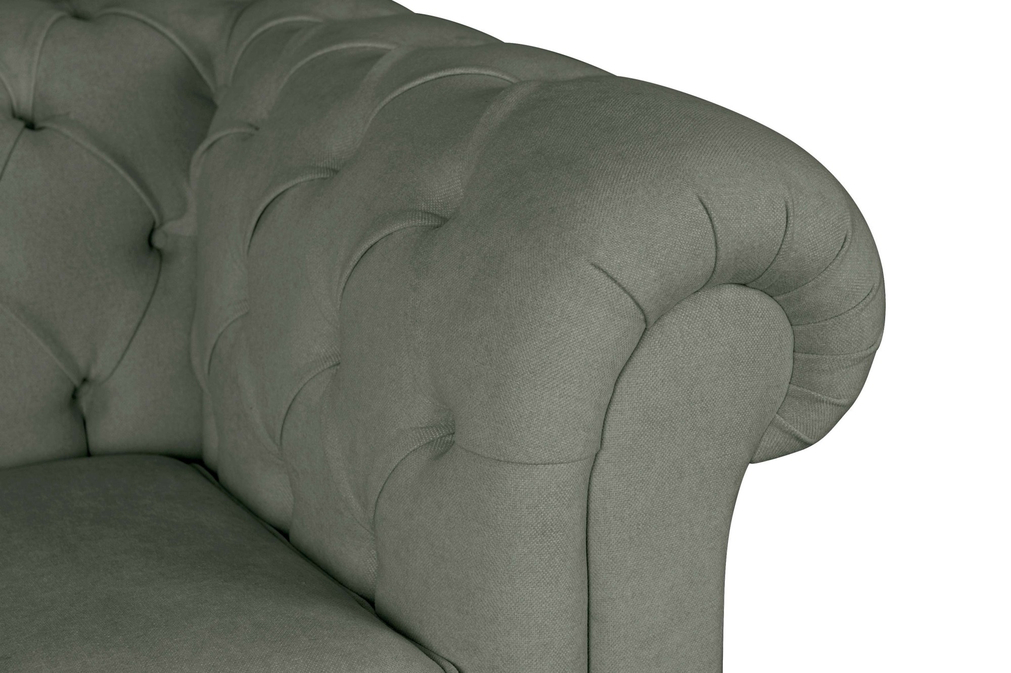 Home affaire Sessel »CHARENTE, Chesterfield, Wellenfederung, Maße B/T/H: 105/89/74 cm«, mit edler Knopfheftung und typischen Armlehnen