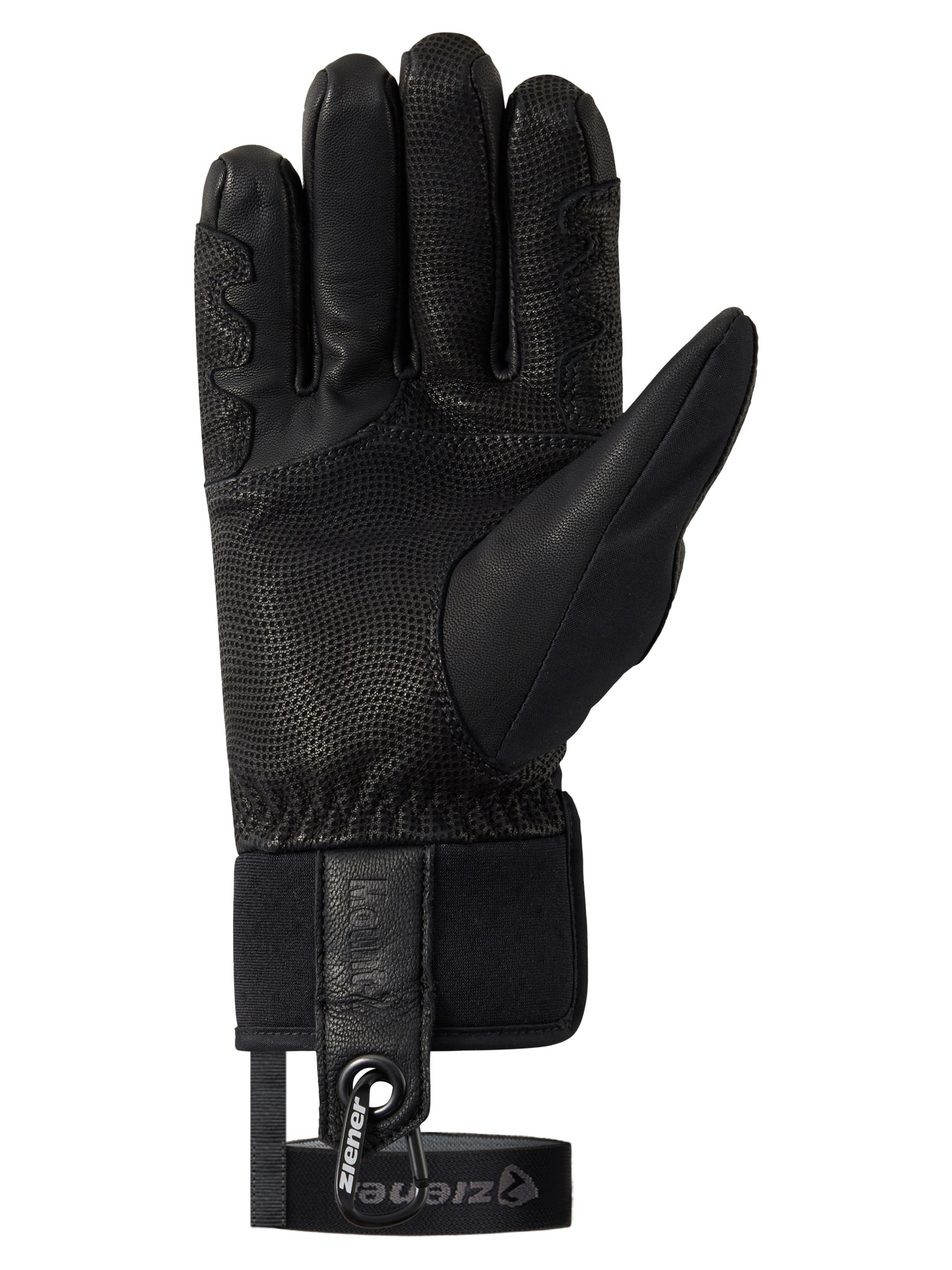 Ziener Skihandschuhe »LATEMARSPITZE-Z AQUASHIELD®« wasserdicht, winddicht, Wollwattierung, taktile Lederinnenhand