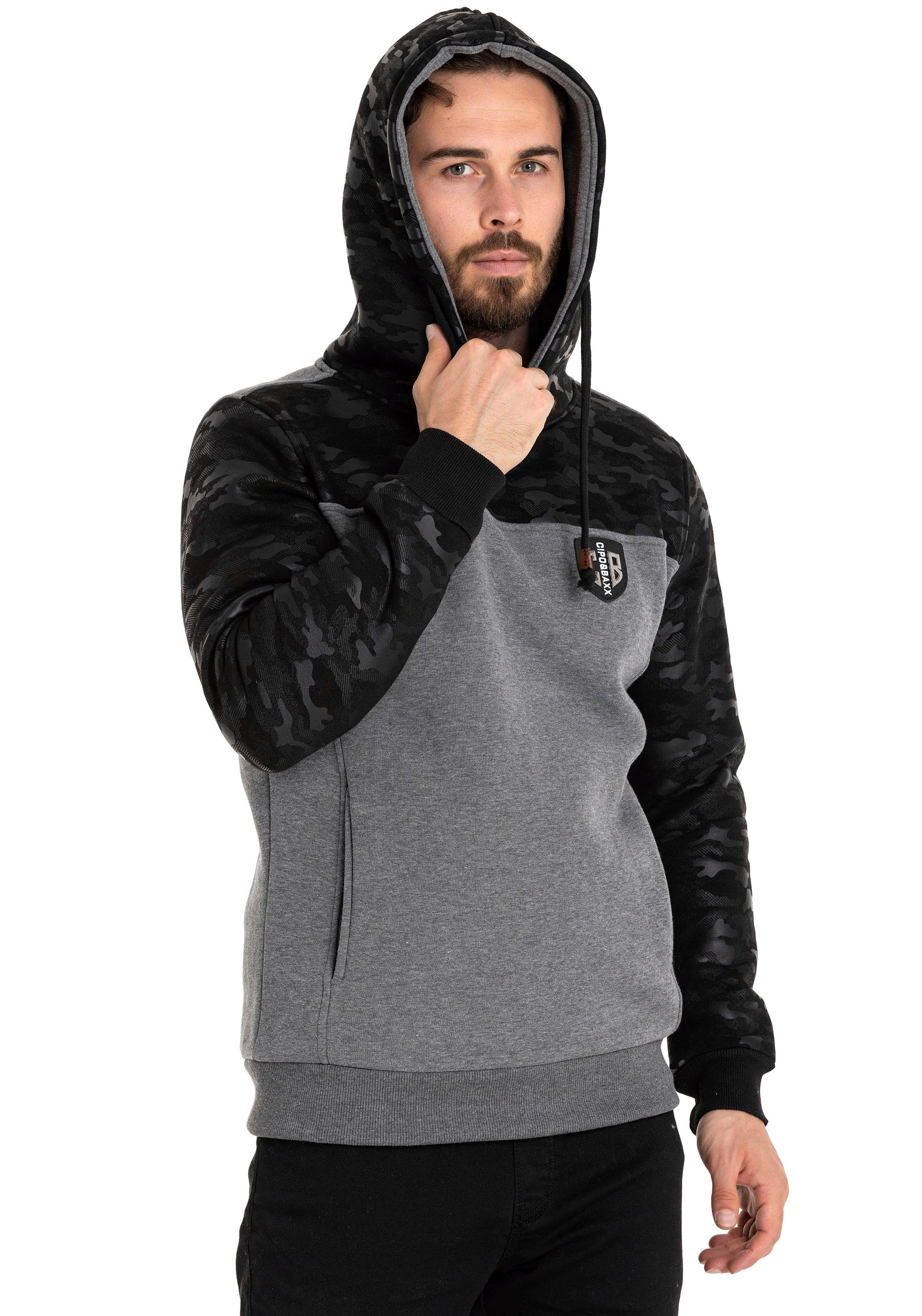 Cipo & Baxx Kapuzensweatshirt