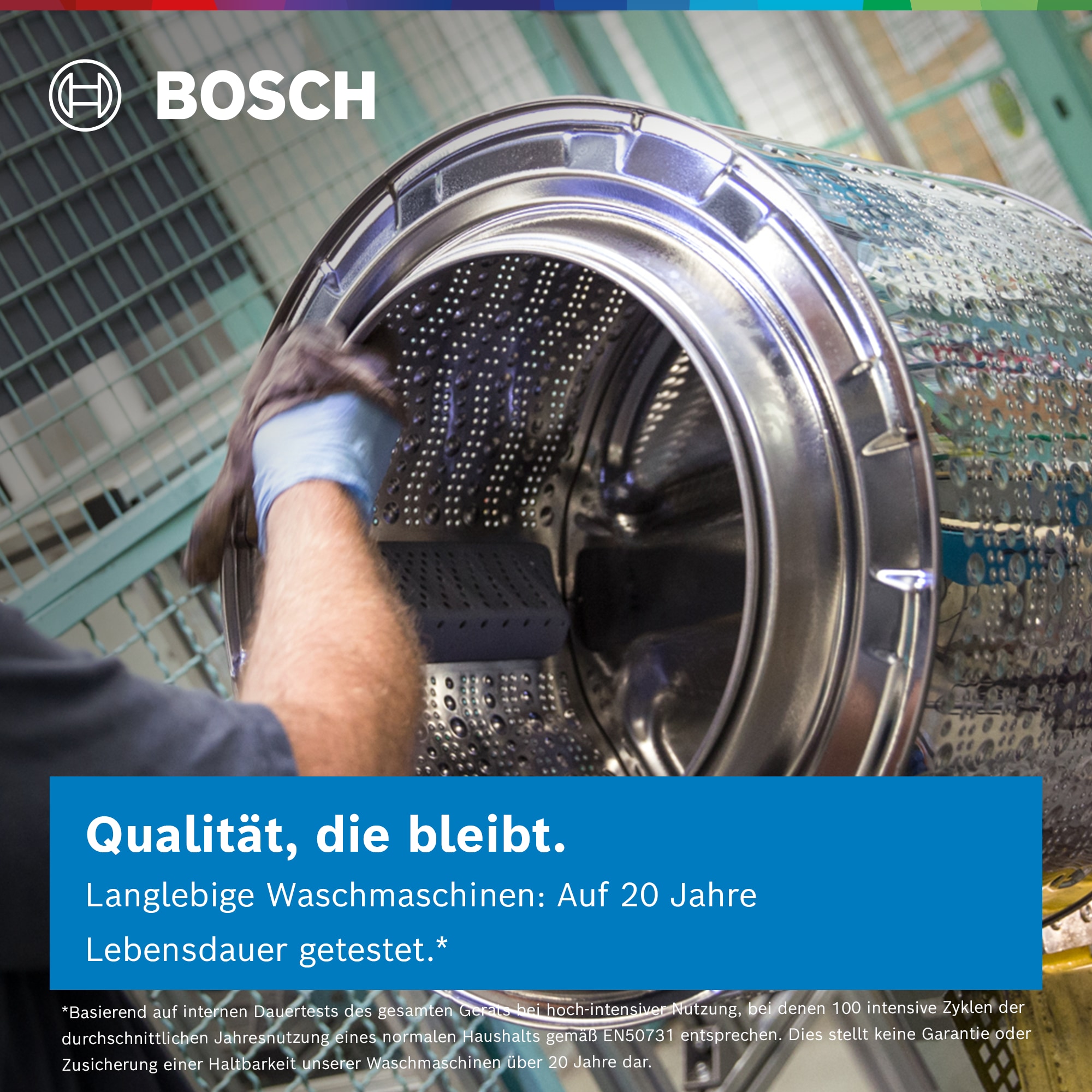 BOSCH Waschmaschine Serie 6 »WGN256MR40« 10 kg 1600 U/min Einfache Steuerung dank Home Connect & Aqua Stop gegen Wasserschäden