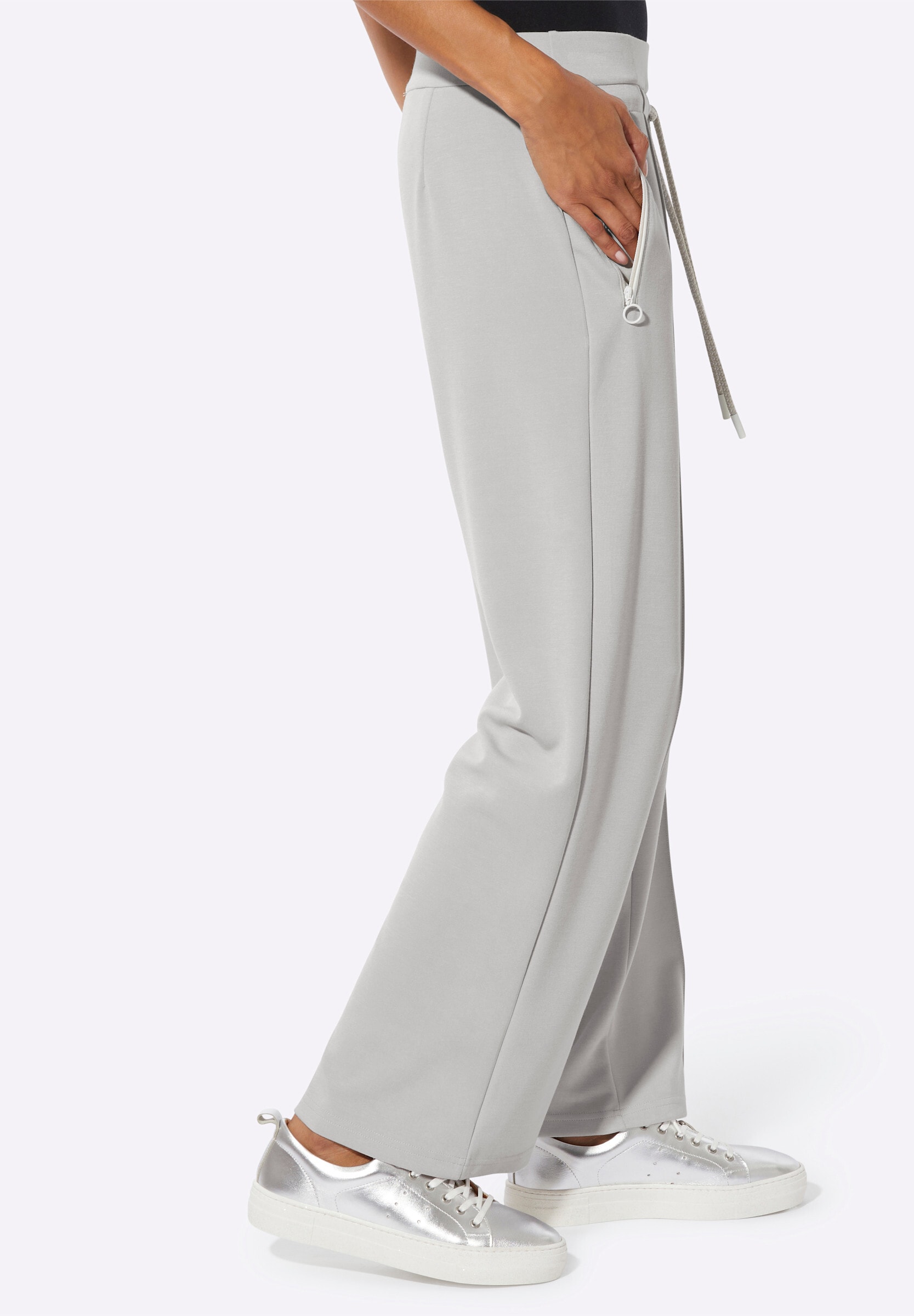 creation L Jerseyhose »Modal-Mix-Jersey-Hose Jerseyhose mit Reißverschluss-Taschen«