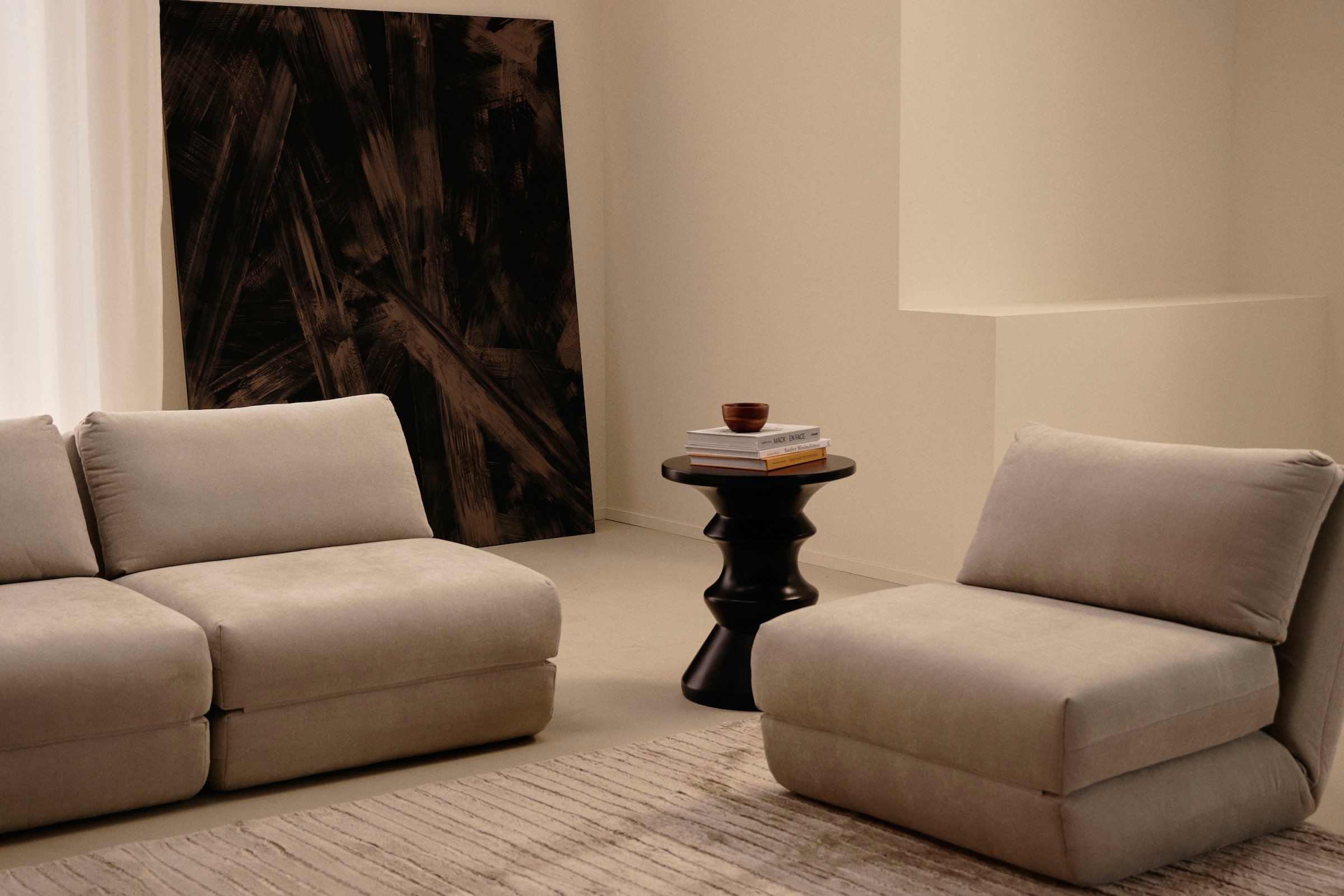 LeGer Home by Lena Gercke Sessel »Amara« Schlafsessel ausklappbar, Bettsessel, mit Rasterung