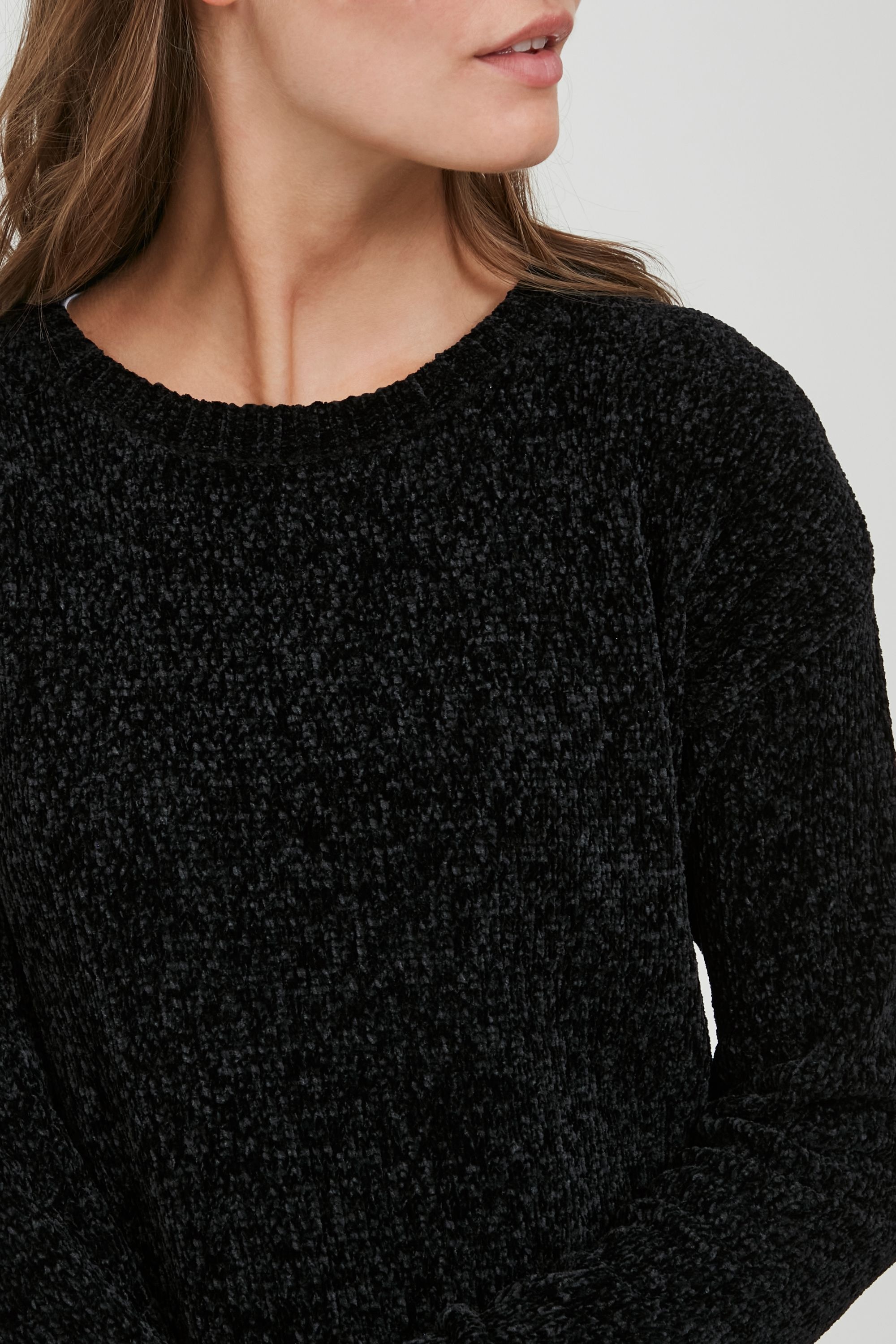 OXMO Strickfleece-Pullover »Strickpullover OXElvina«