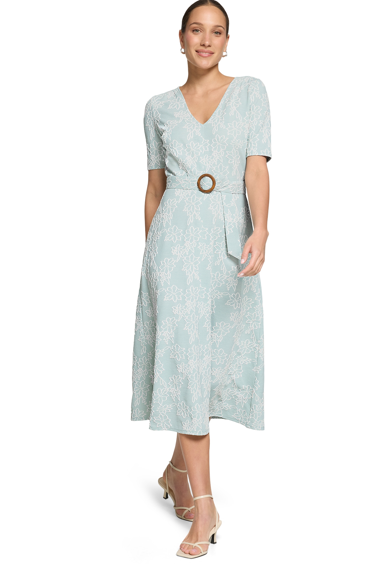 Zero Midikleid »Midikleid mit Gürtel«