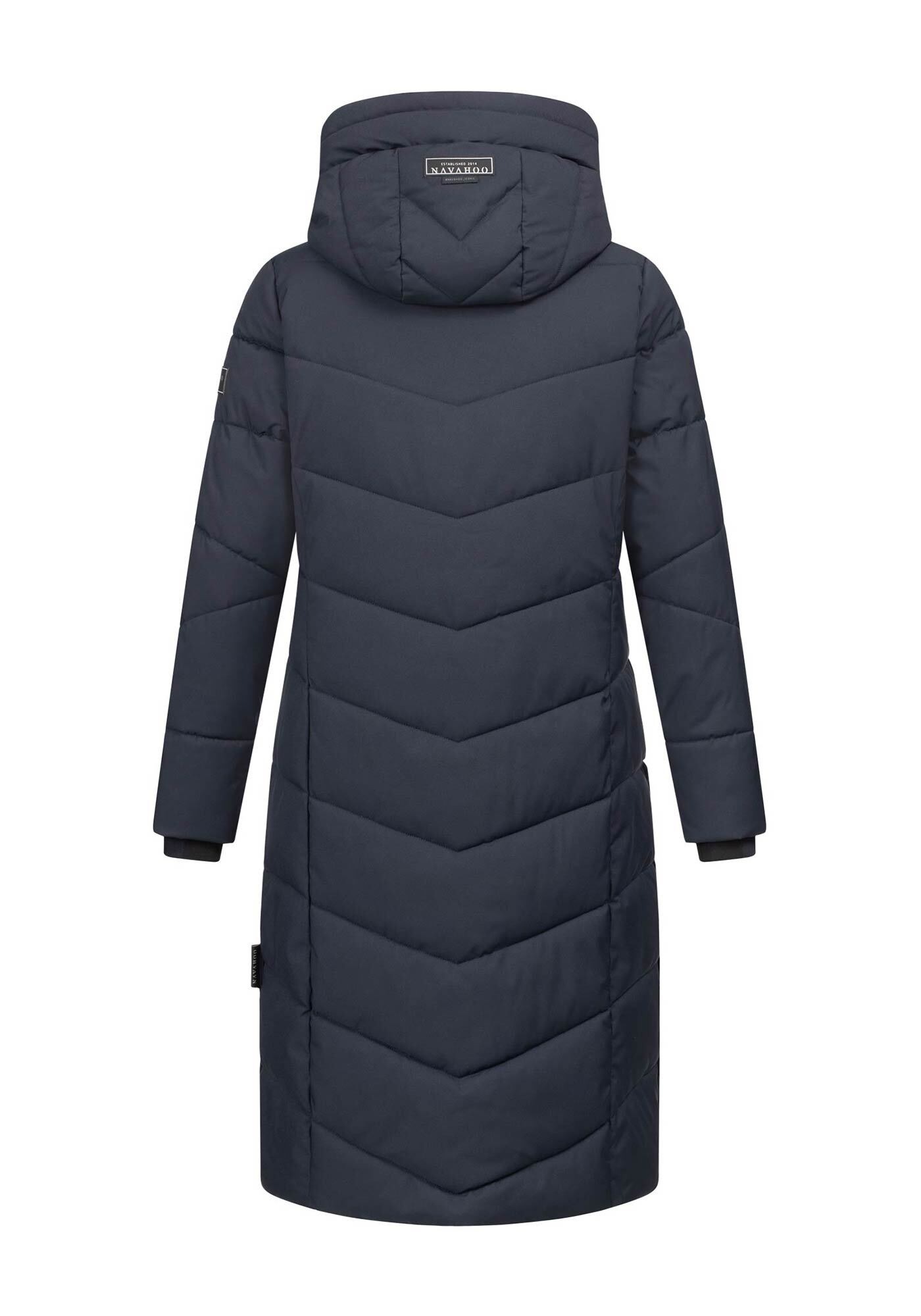 Navahoo Winterjacke »Navahoo Schmatzibaer lange Damen Winter Steppjacke N009«