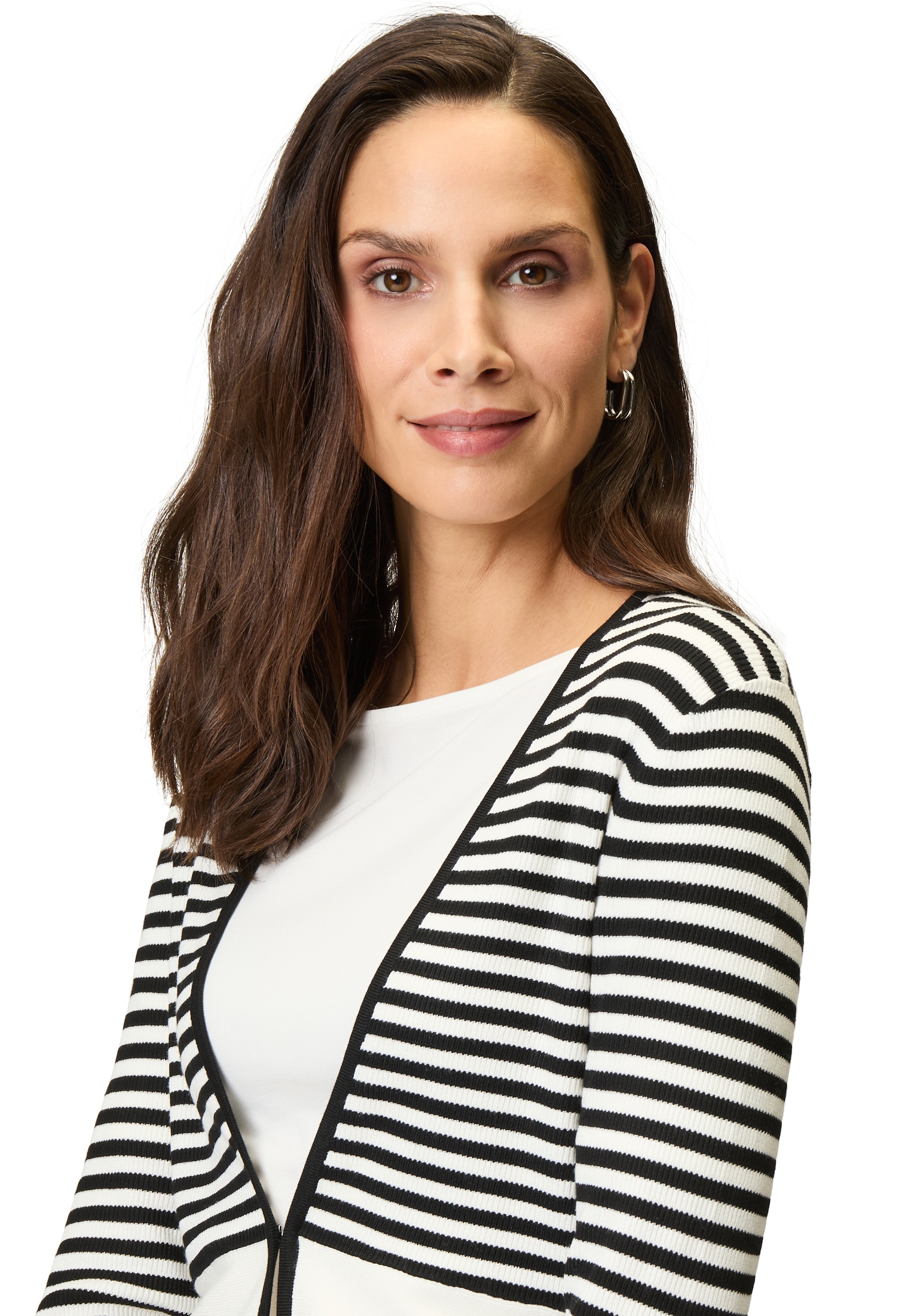 Zero Strickjacke »Strickjacke mit Streifen«
