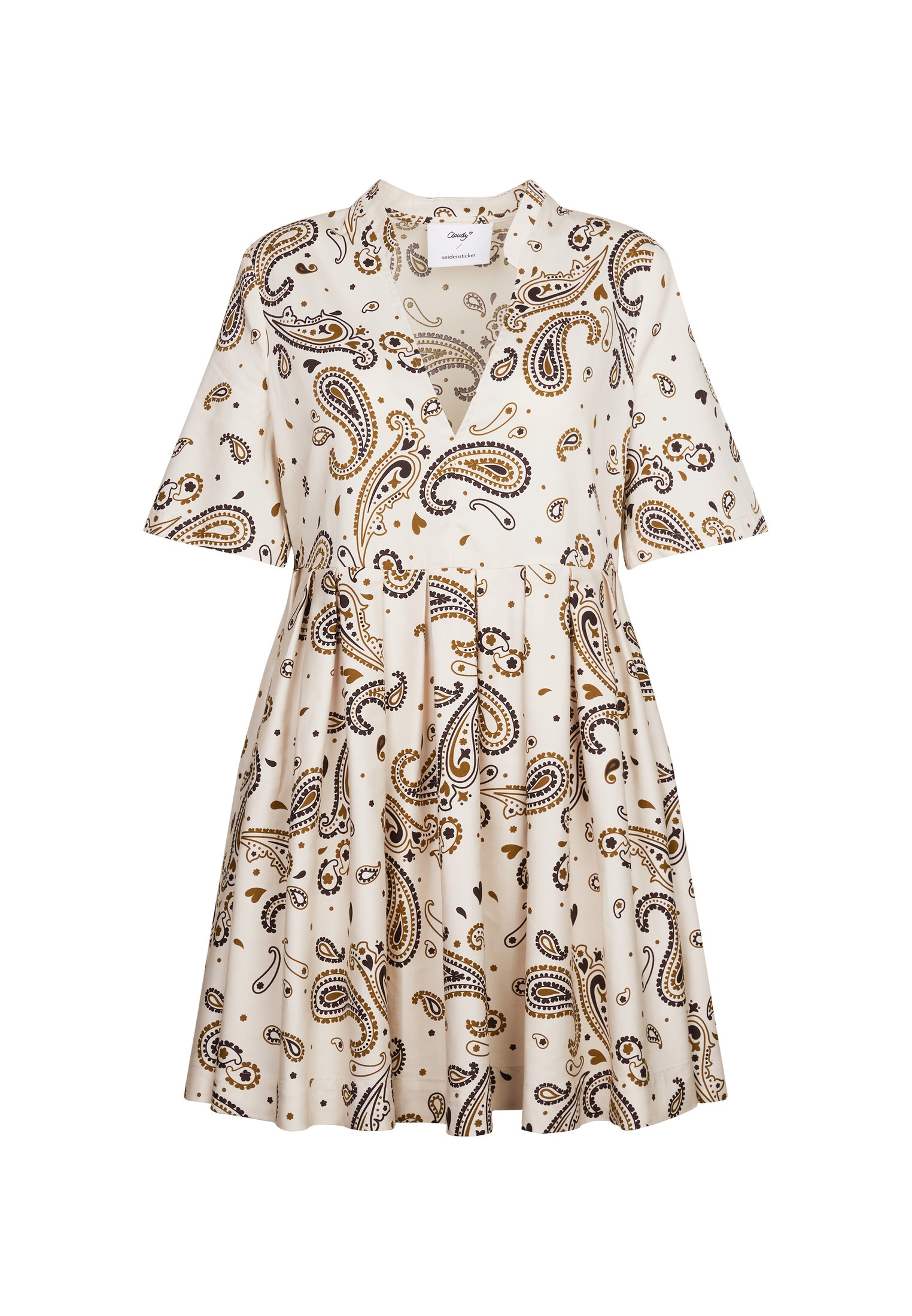 seidensticker Sommerkleid, V-Neck Paisley