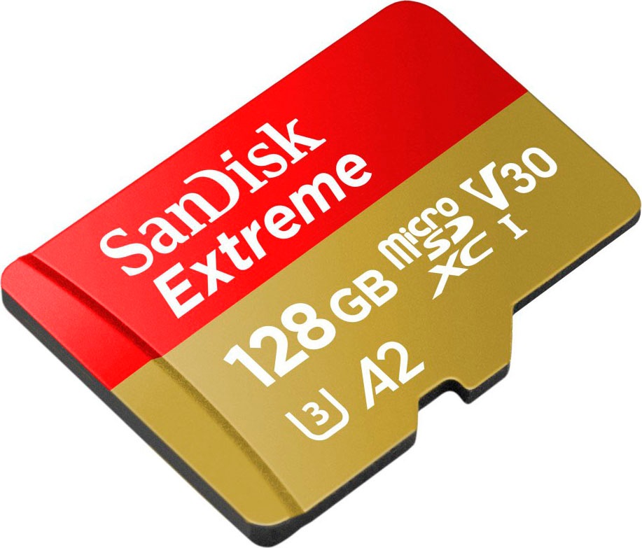 Sandisk Speicherkarte »Extreme 128GB«, (UHS Class 3 190 MB/s Lesegeschwindigkeit)