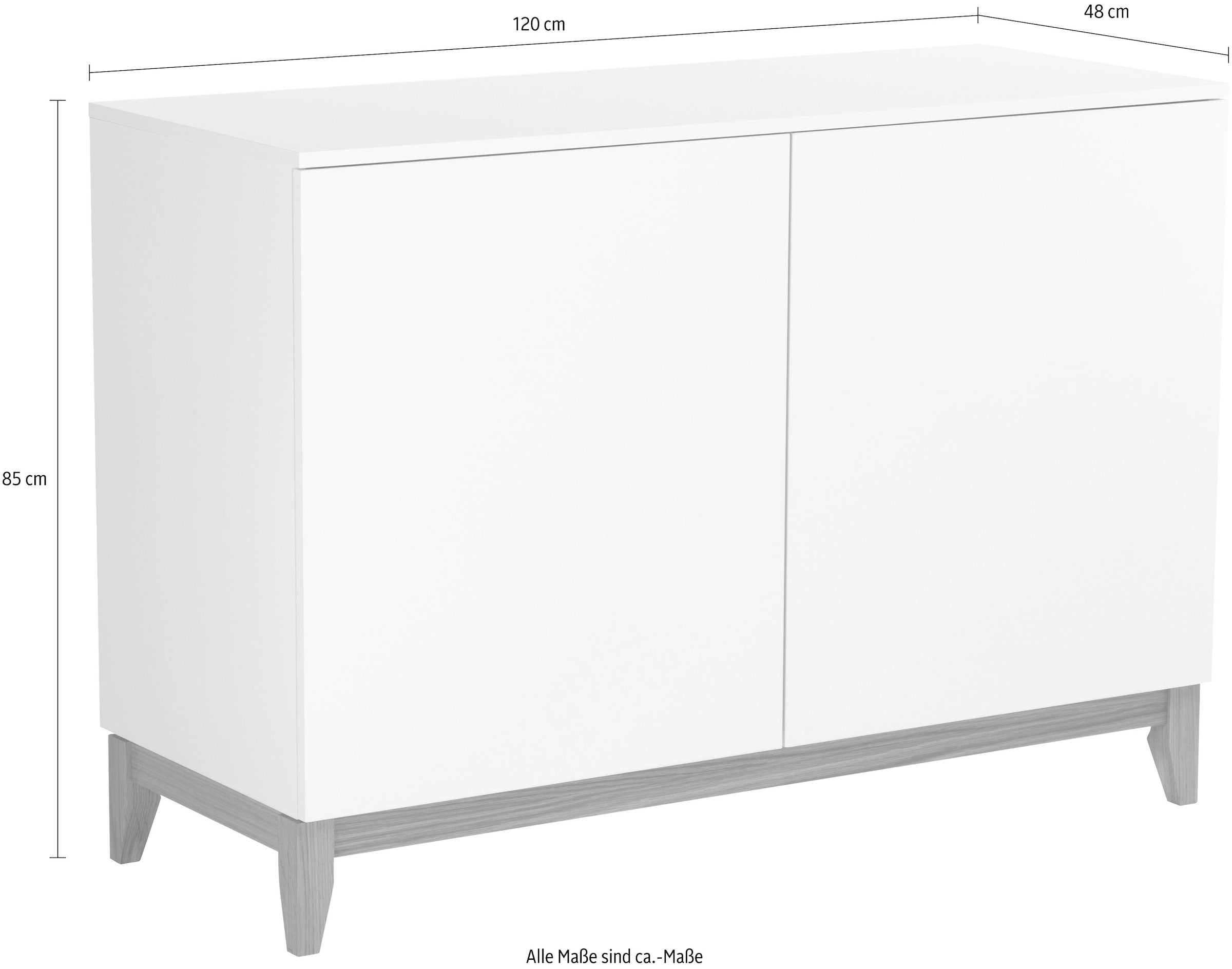 Woodman Sideboard »Elinee«, Kommode im angesagten skandinavischen Look, Breite 120 cm