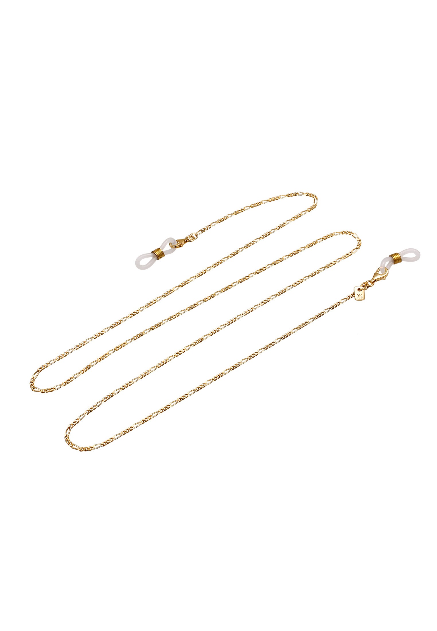 Kuzzoi Schmuckset »Schmuckzubehör Brillenkette Figaro Gliederkette 925 Sterling Silber«