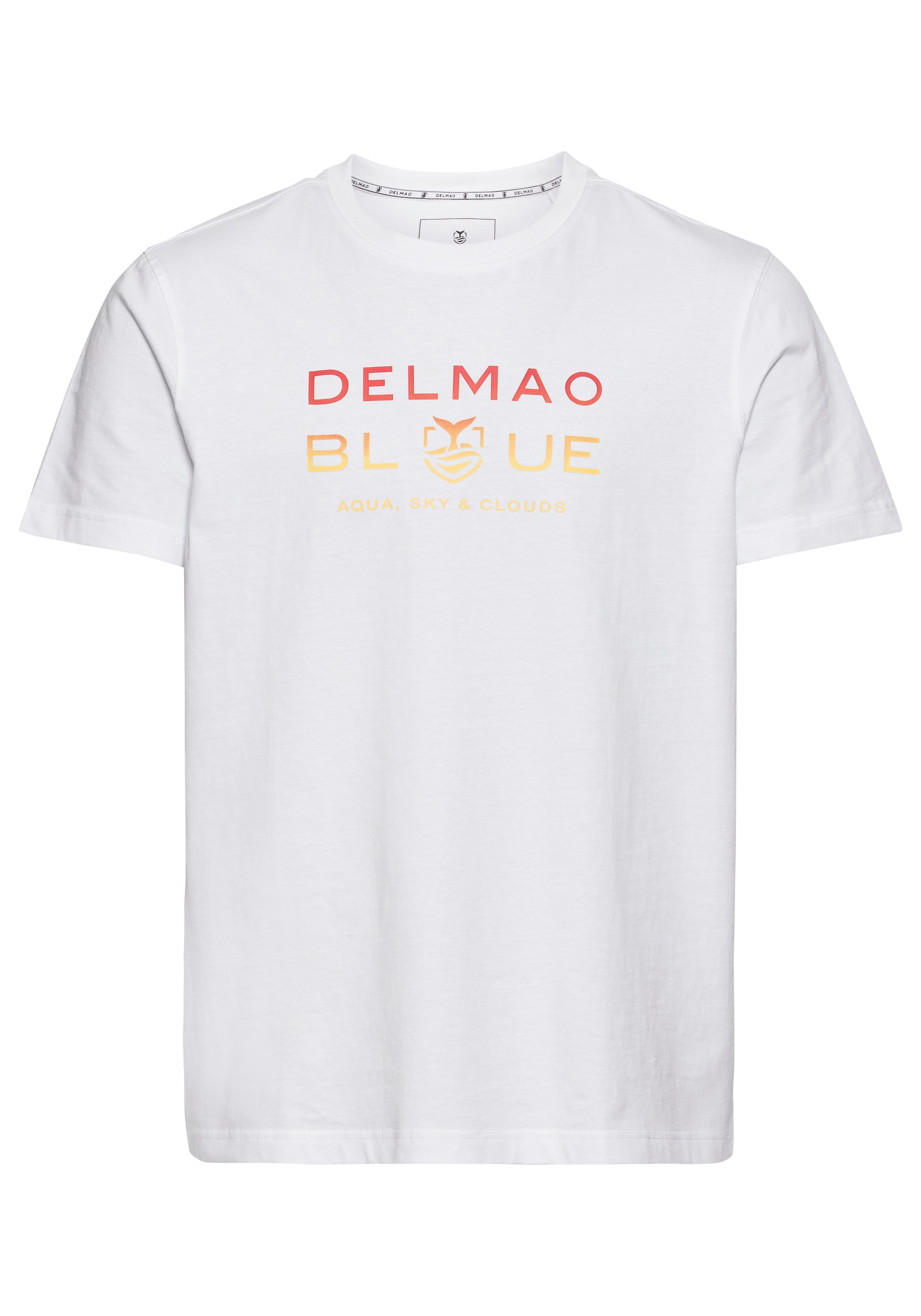 DELMAO T-Shirt, Kurzarm, bedruckt, Rundhals, aus 100% Baumwolle