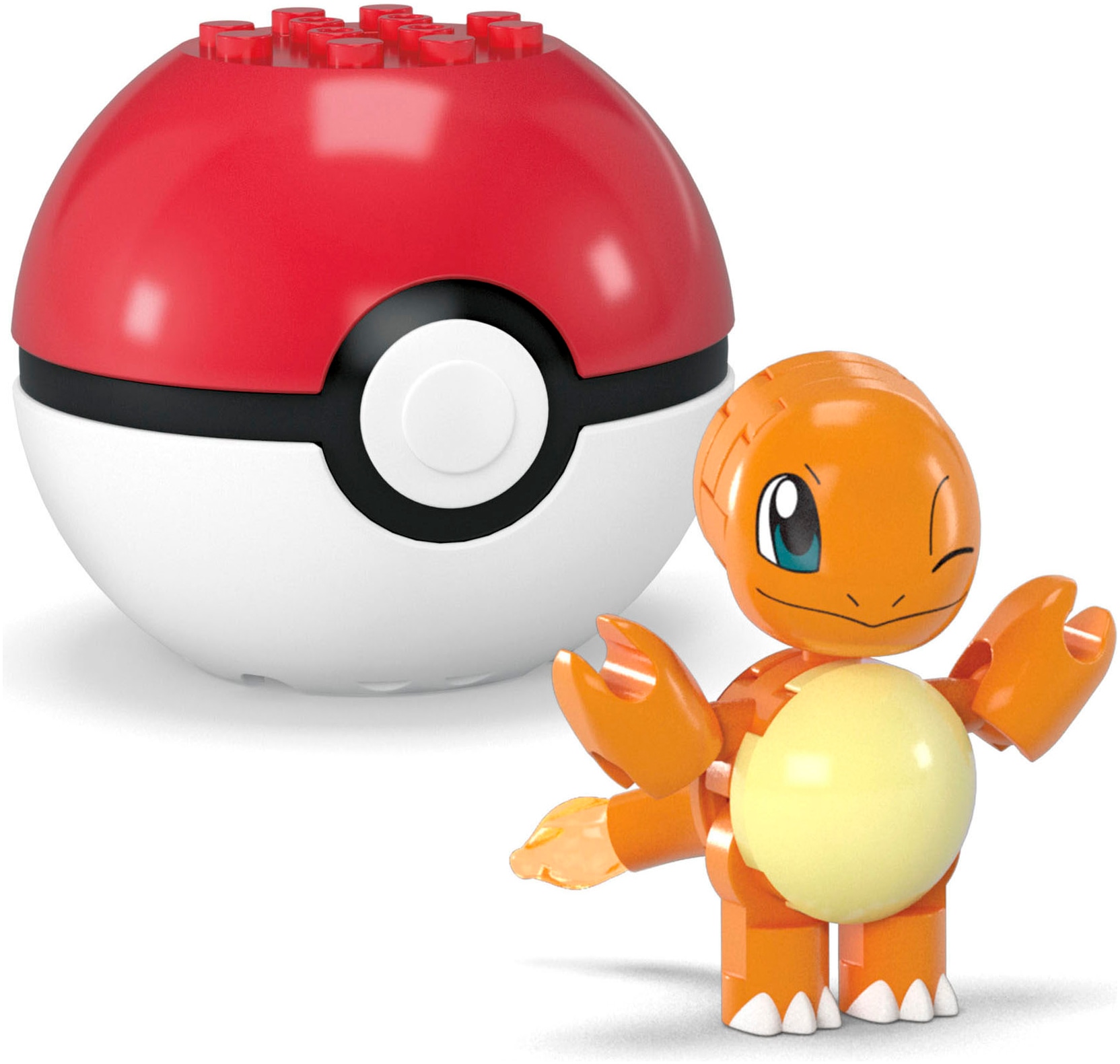 MEGA Konstruktions-Spielset »MEGA Pokémon Pokéball 2-er Pack, Evoli und Glumanda«