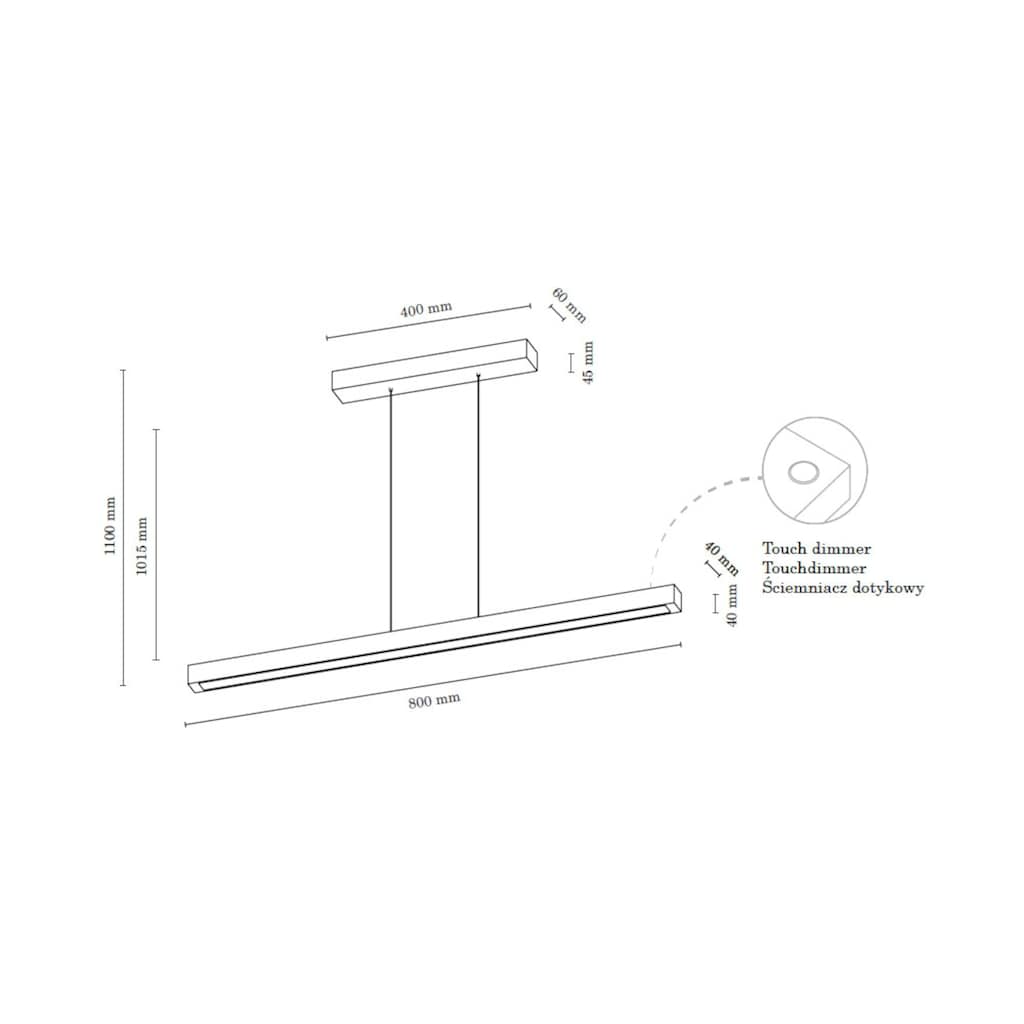 SPOT Light Pendelleuchte »SMAL«, 1 flammig-flammig