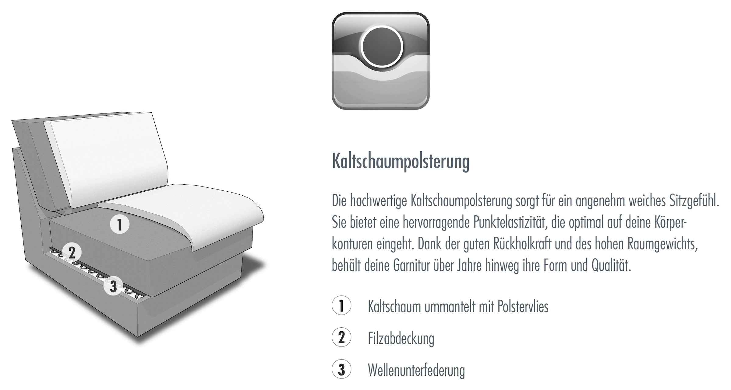 Die PlanBar Wohnlandschaft »ZE-EM20028 U-Form, Breite 332 cm« wahlweise mit Kopfstützen und Sitztiefenverstellung