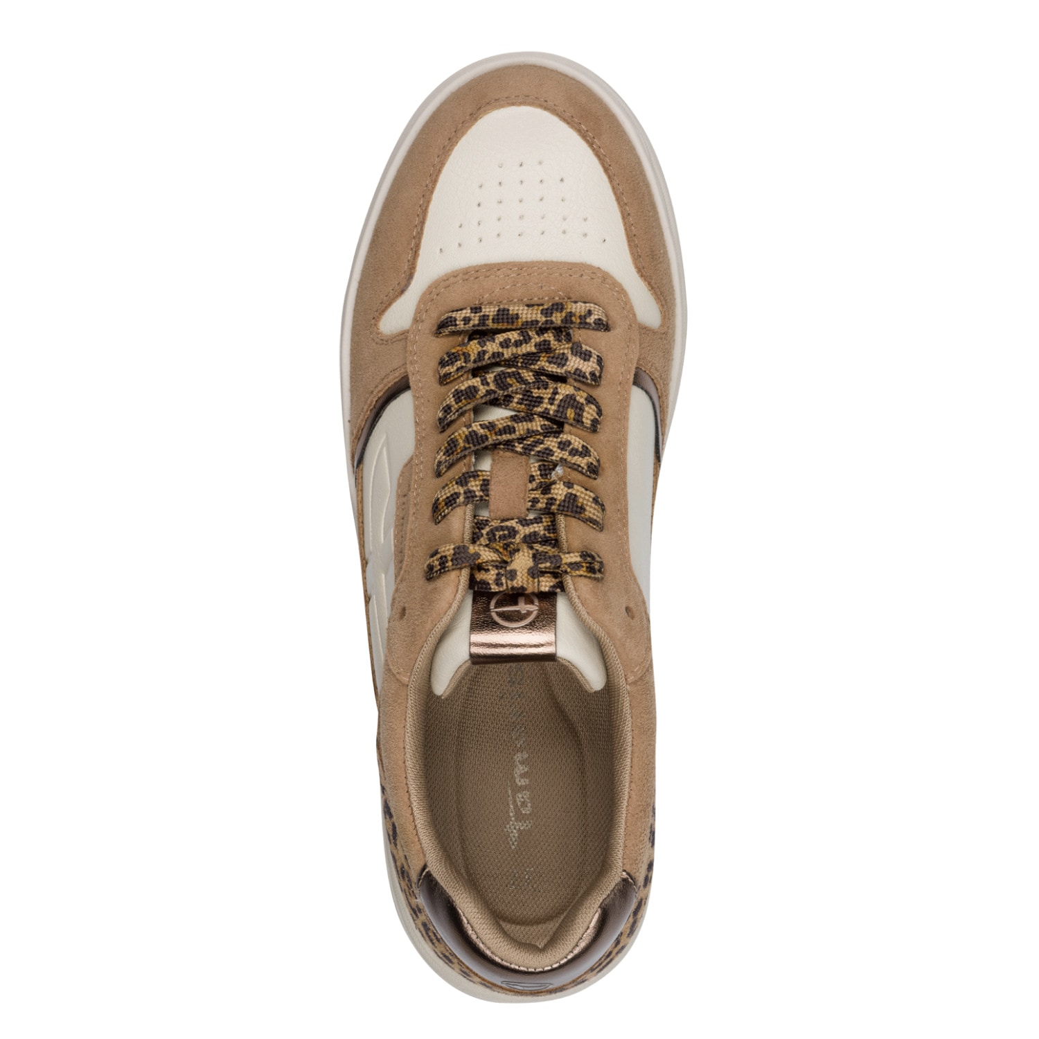 Tamaris Plateausneaker  Halbschuh, Schnürer, Freizeitschuh mit Kontrastbesätzen