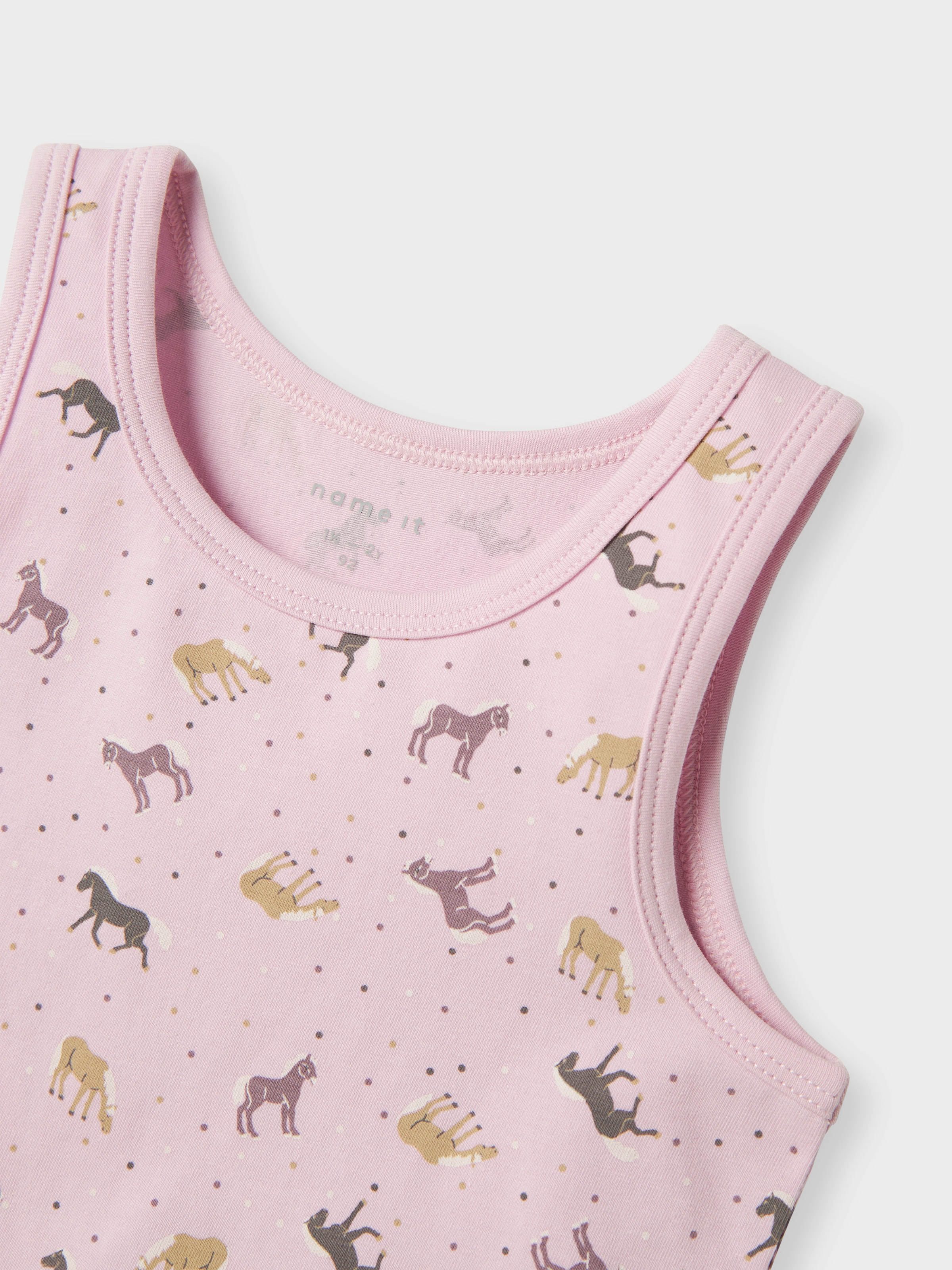 Name It Unterhemd »NMFTANK TOP 2P CORSAGE HORSE«, (Packung, 2 St.)