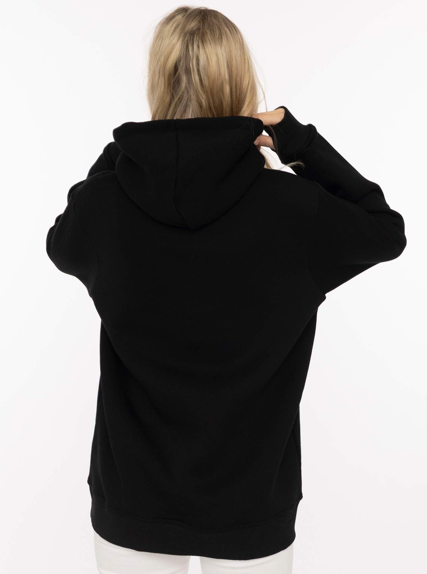 Zwillingsherz Hoodie »"FOREVER wild"«, zwei gestickte Herzmotive, Leo-Design, Kapuze, Kängurutasche
