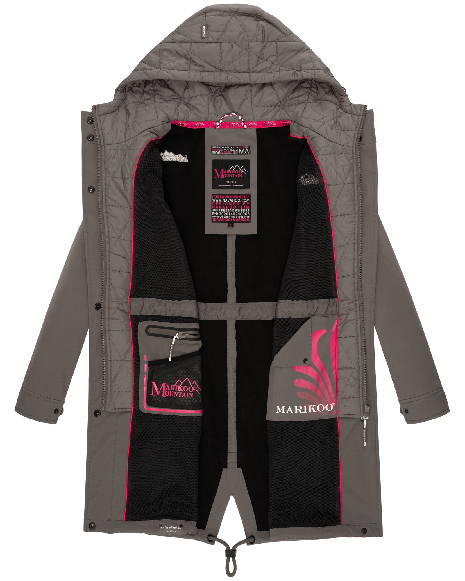 Marikoo Softshelljacke »Marikoo Mount Presanella Damen Jacke B965«