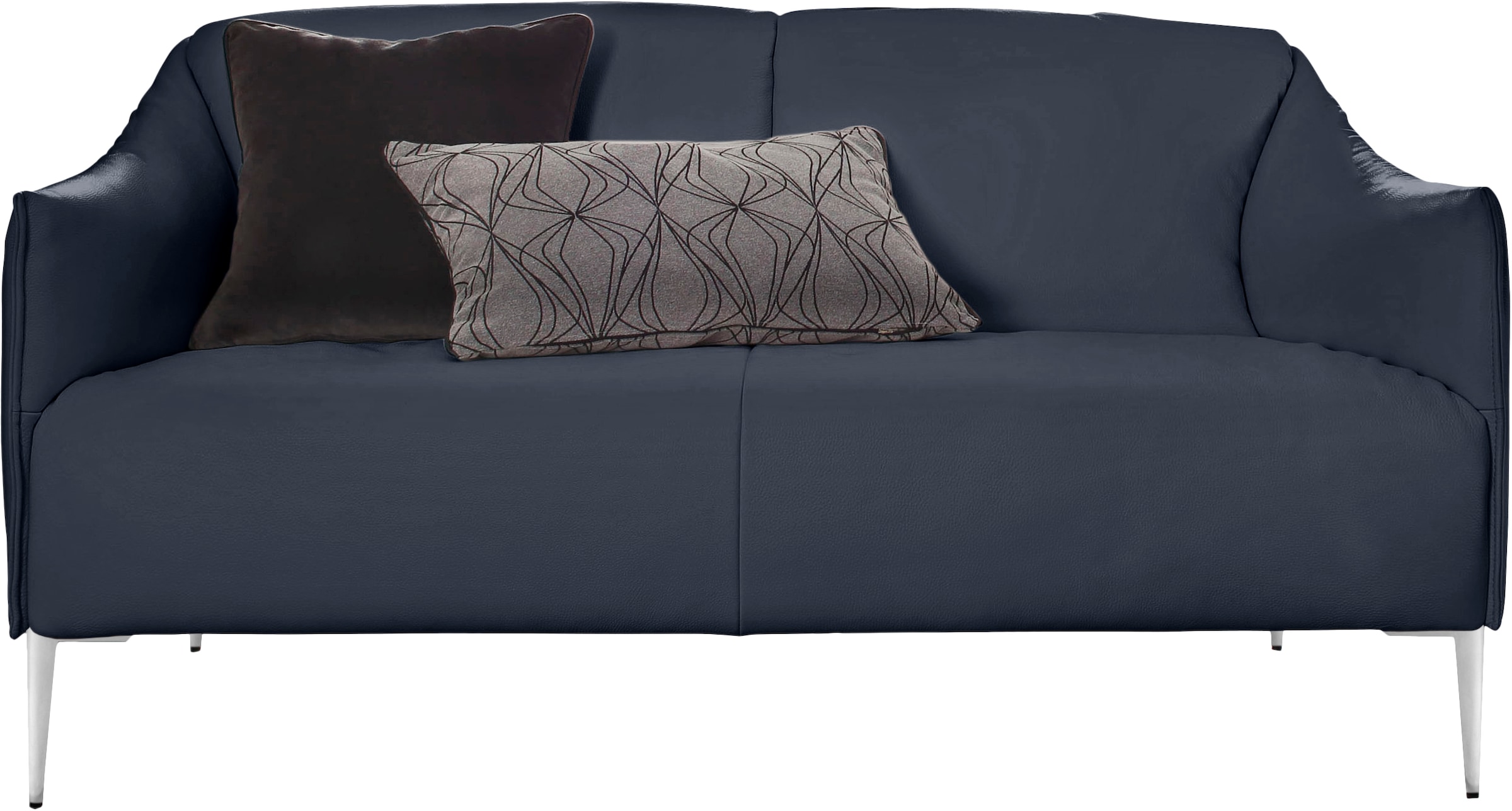 W.SCHILLIG 2-Sitzer »sally«, mit Metallfüßen in Chrom glänzend, Breite 154 cm