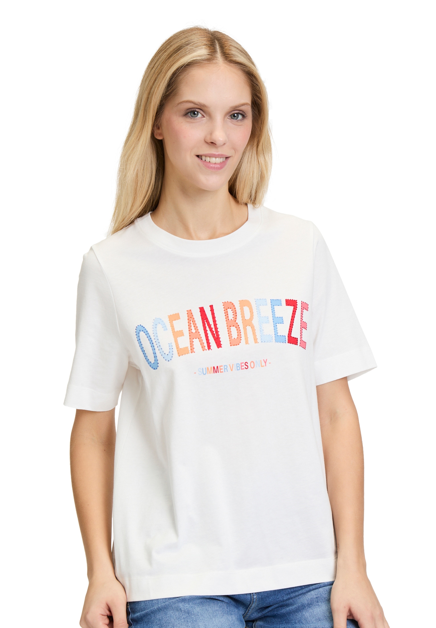 Cartoon T-Shirt »Printshirt mit Rundhalsausschnitt«