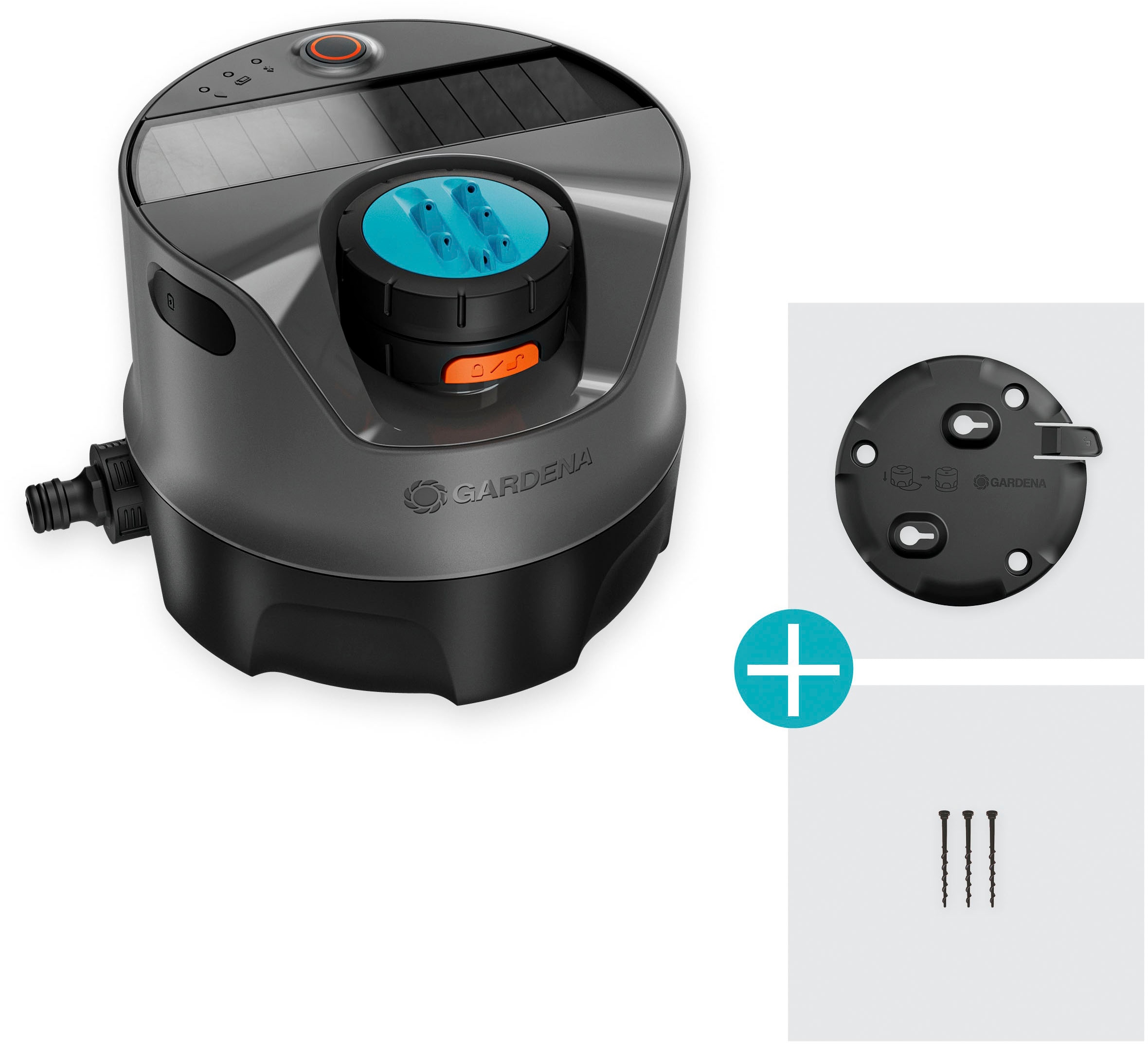 GARDENA Bewässerungssteuerung »AquaPrecise« solarbetrieben, für den Rasen