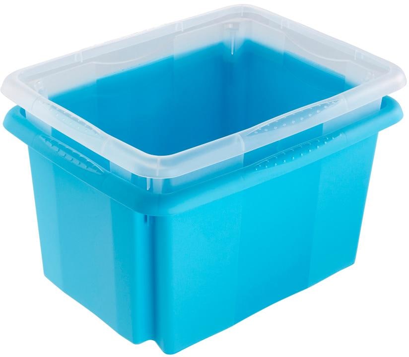 keeeper Organizer »emil«, (Set, 3 St.), Aufbewahrungsbox, 15 L, mit Deckel, hochwertiger Kunststoff