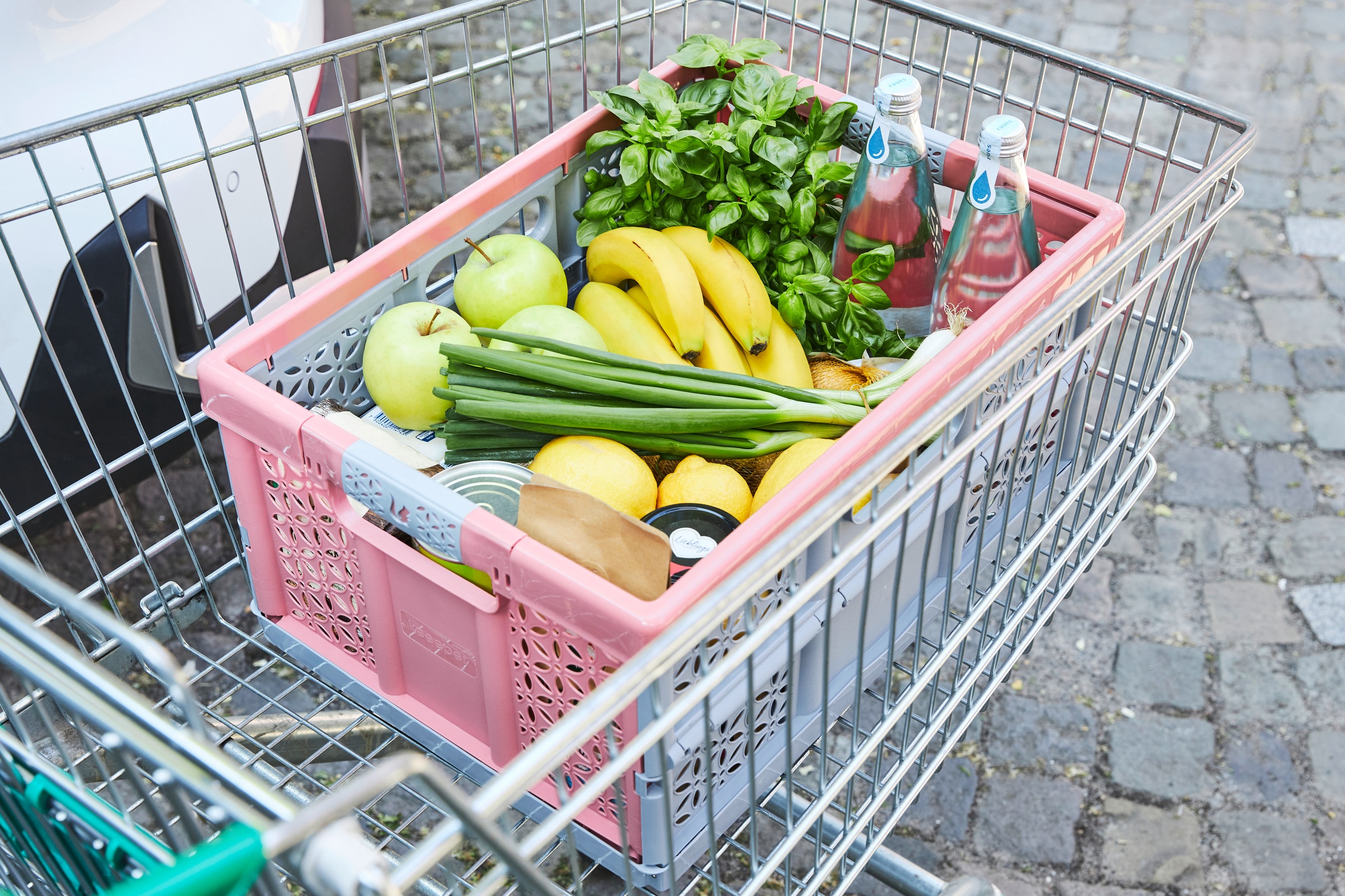 keeeper Klappbox »Profi-Klappbox lea mit Softgriffen (Set 2 St.) 32 l, 48,5x35x23,5 cm« Soft-Touch-Griffe, zusammenklappbar, leicht zu reinigen