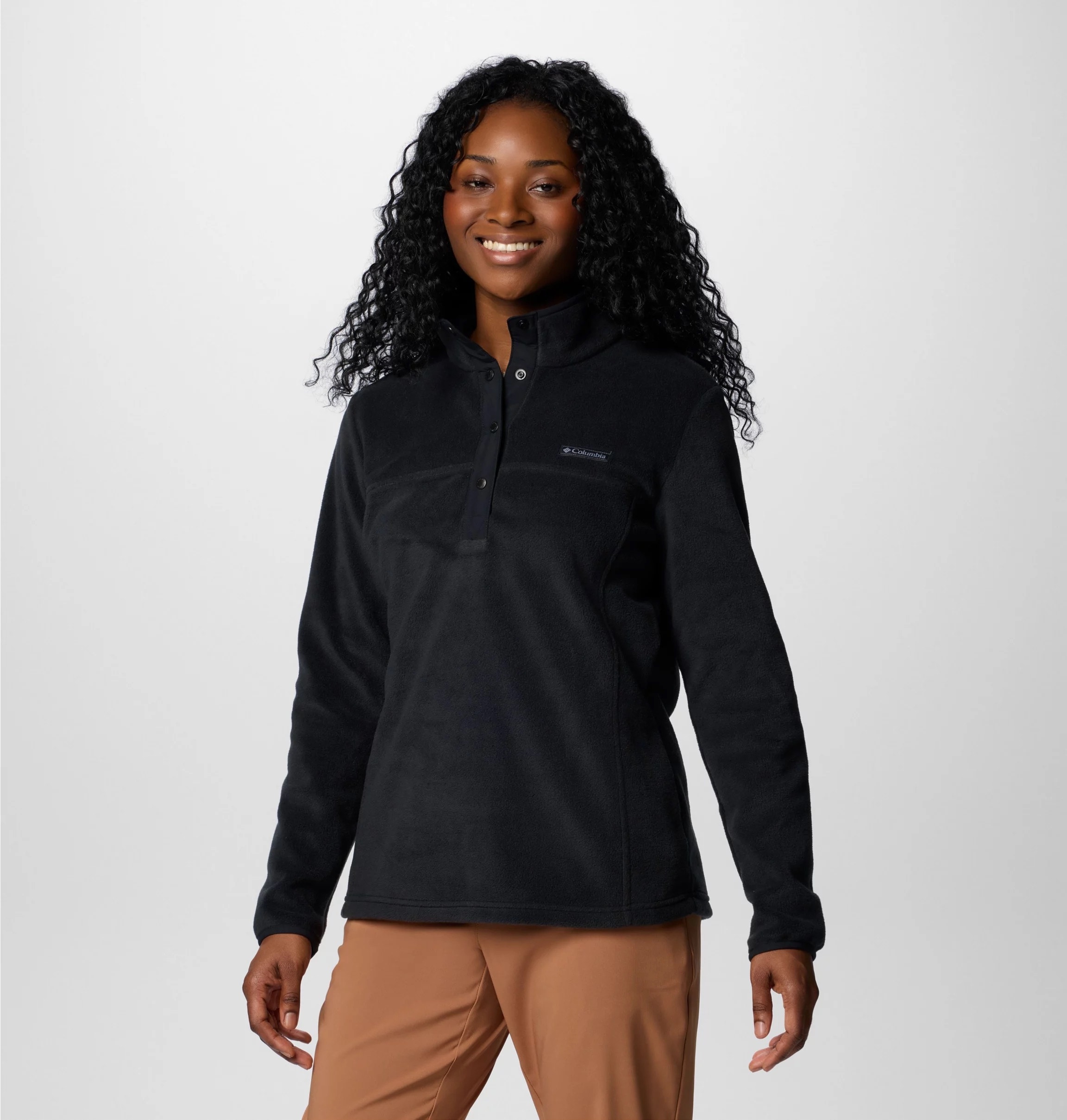Columbia Fleecepullover »BENTON SPRINGS 1/2 SNAP PULL OVER II«, (1 tlg.)