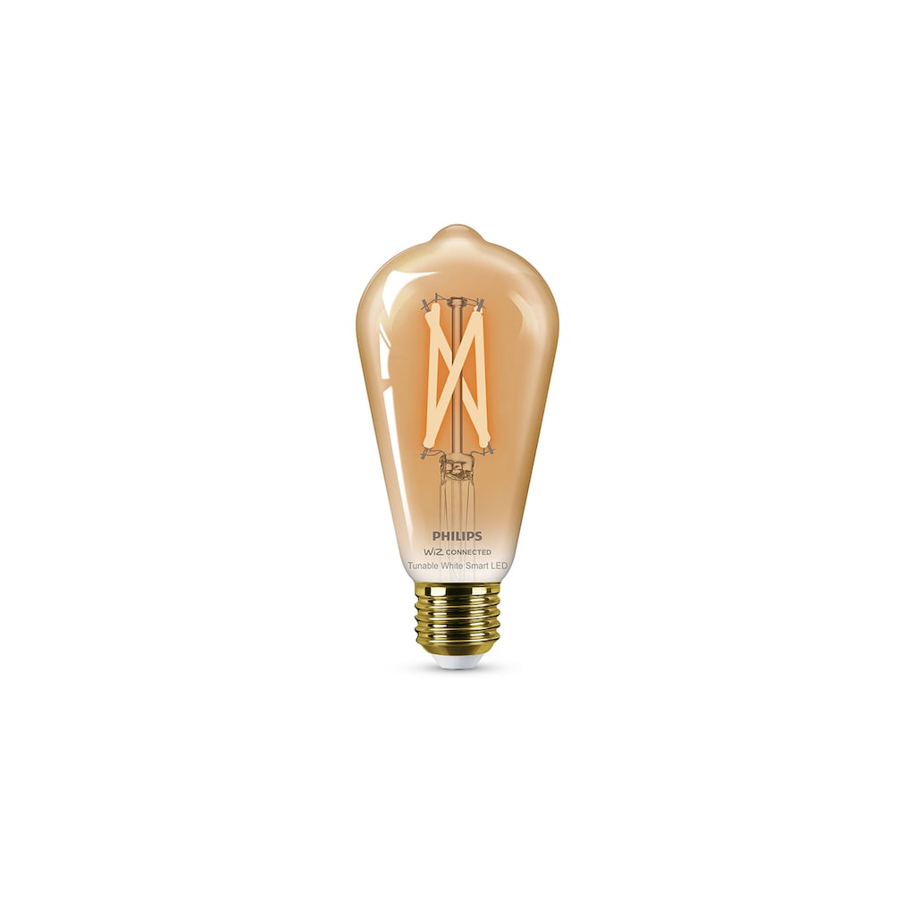 Philips Smarte LED-Leuchte »Vintage Lampe ST64 50W E27 Amb 1PF/«