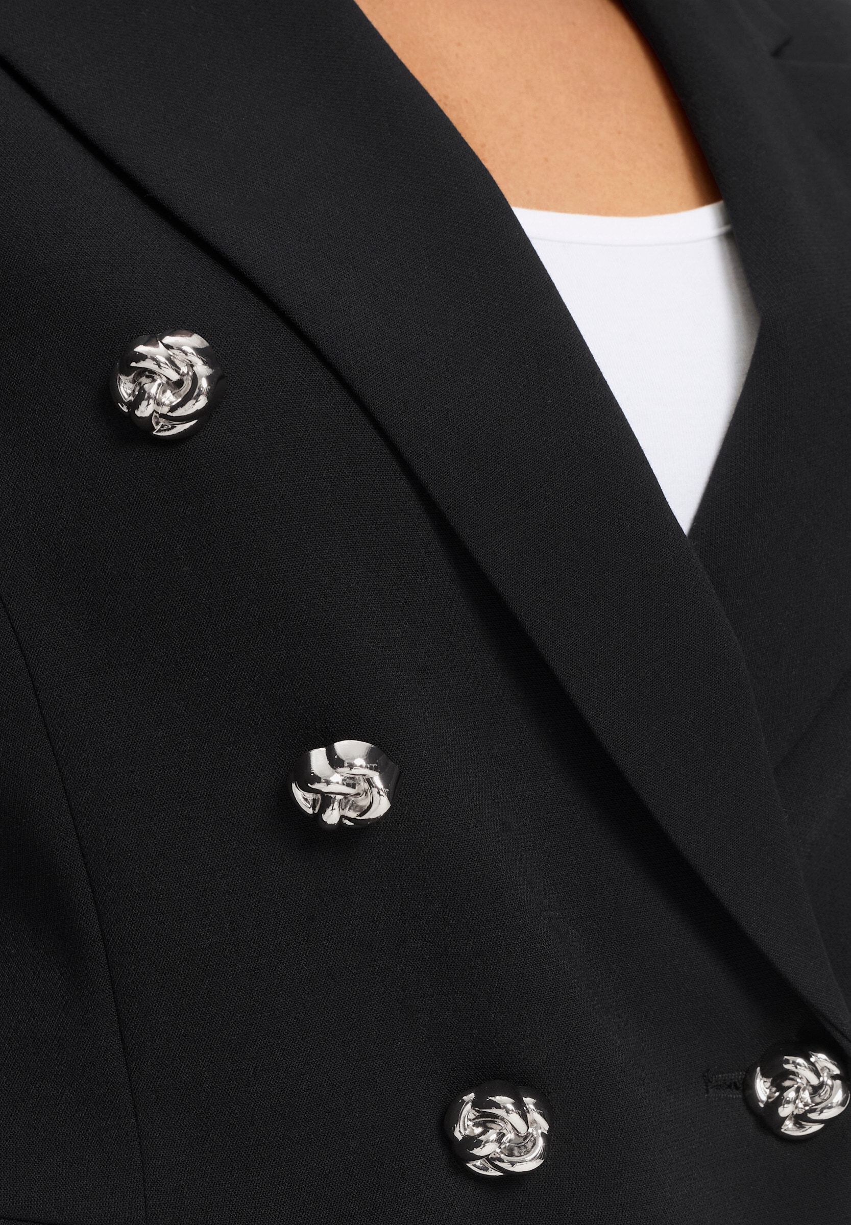 heine Kurzblazer »Blazer Blazer mit goldfarbigen Knöpfen«