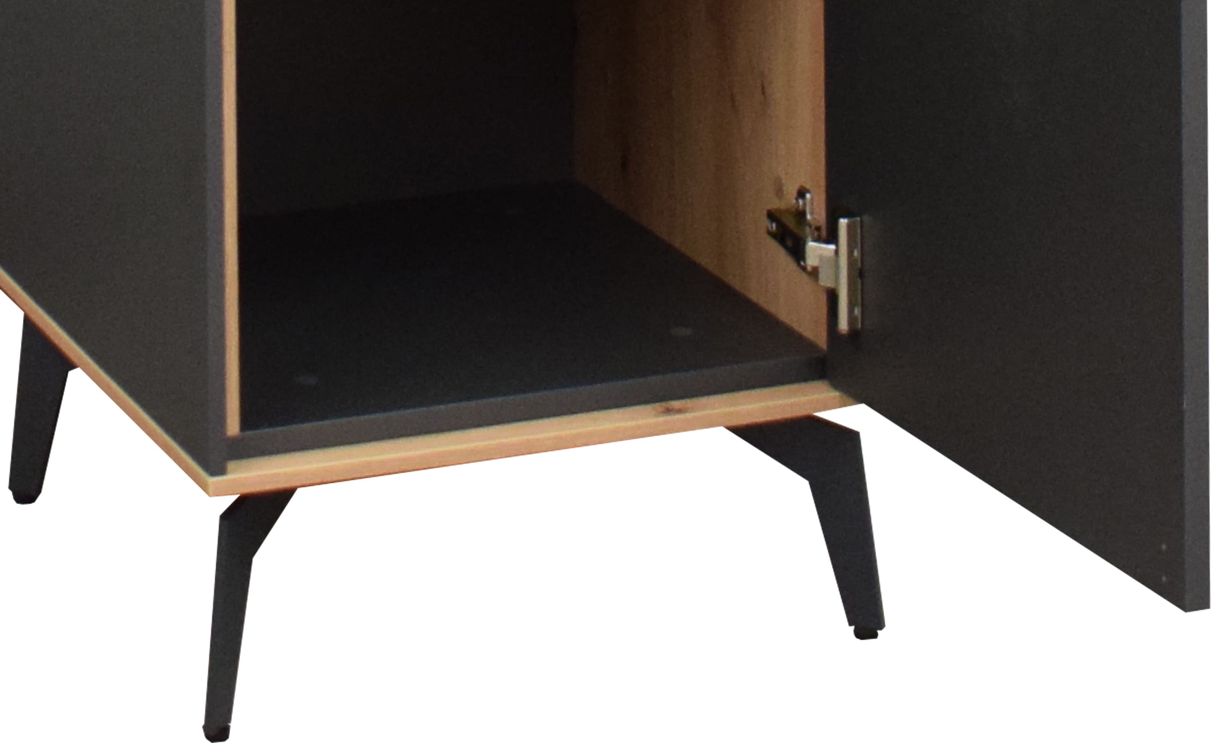 Mäusbacher Kommode, Faro Sideboard B 169 cm, inkl. Beleuchtung, Push to open, Metallfüße