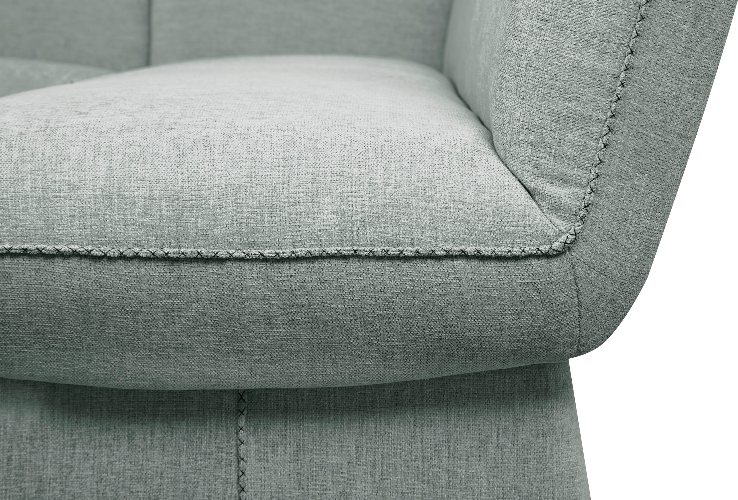 Home affaire Eckbank »London«, mit Wellenunterfederung im Sitz, langer Schenkel Breite 240 cm
