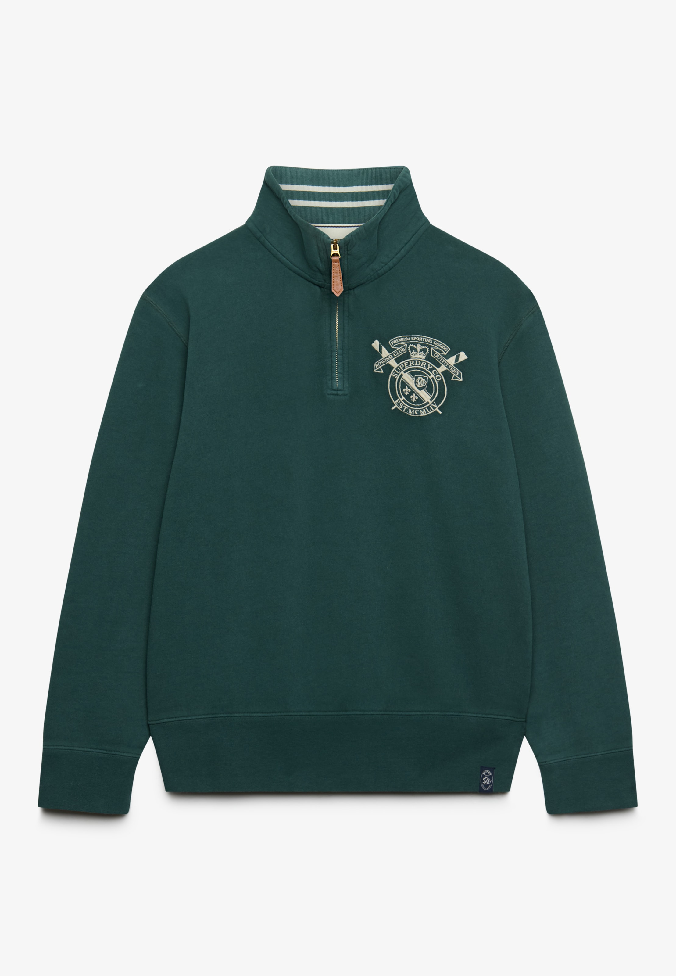 Superdry Sweatshirt »GOTHIC VARSITY HALF ZIP«, Baumwollmischung, relaxed fit
